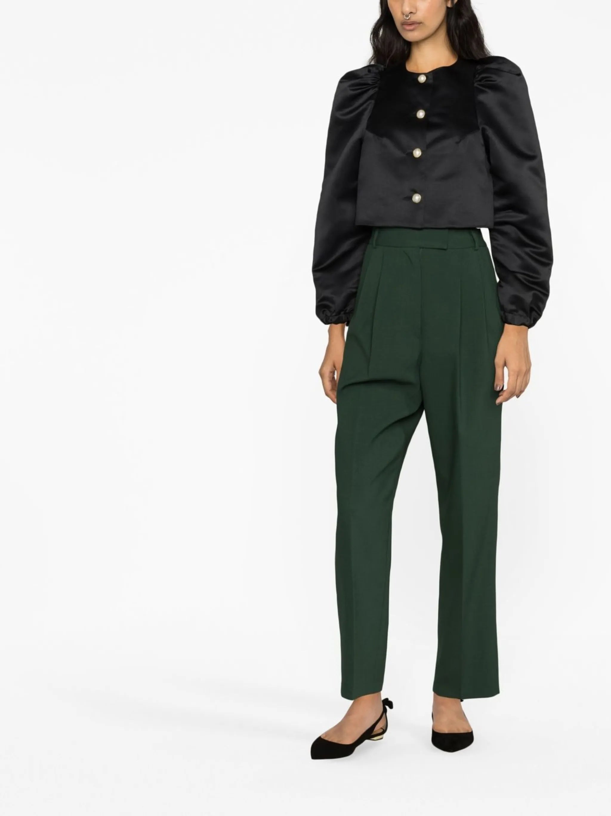 Mystery Puff cropped jacket