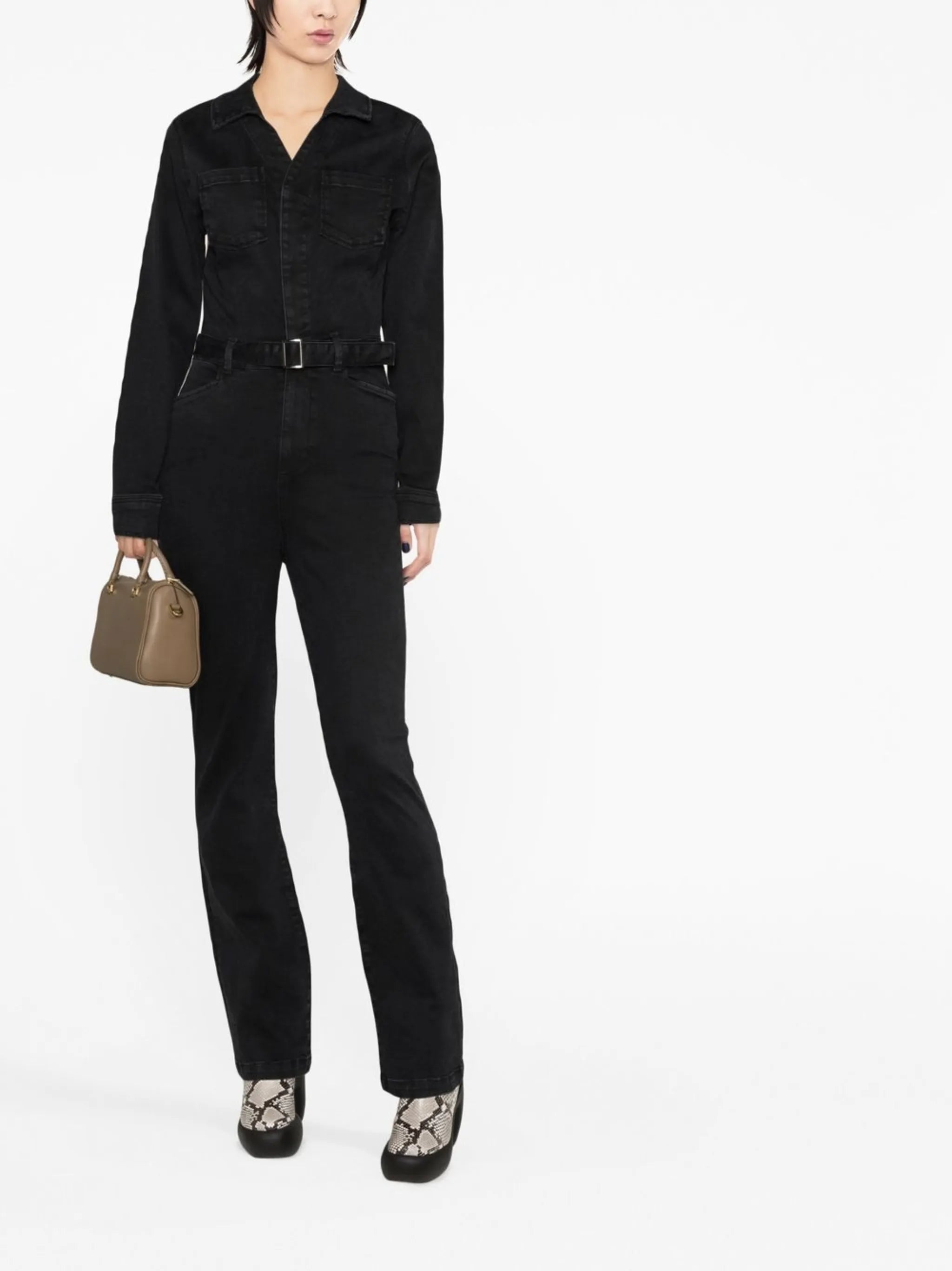Manhattan belted jumpsuit