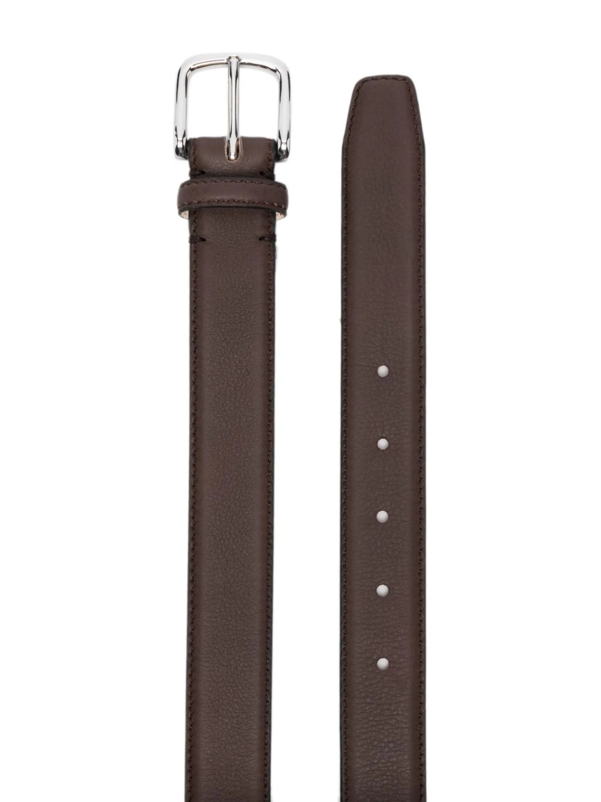 polished-buckle detail belt