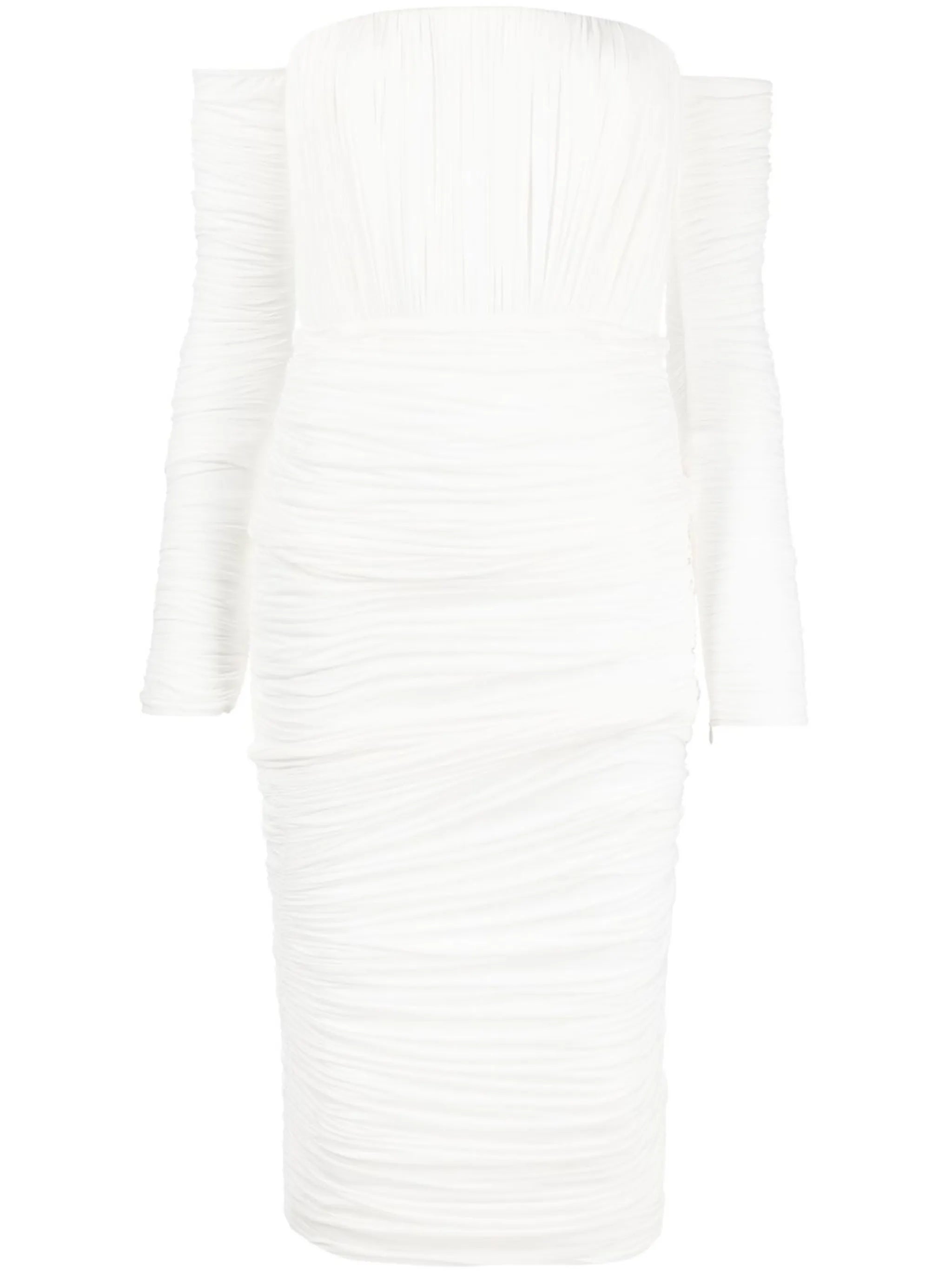 Sterling off-shoulder ruched dress