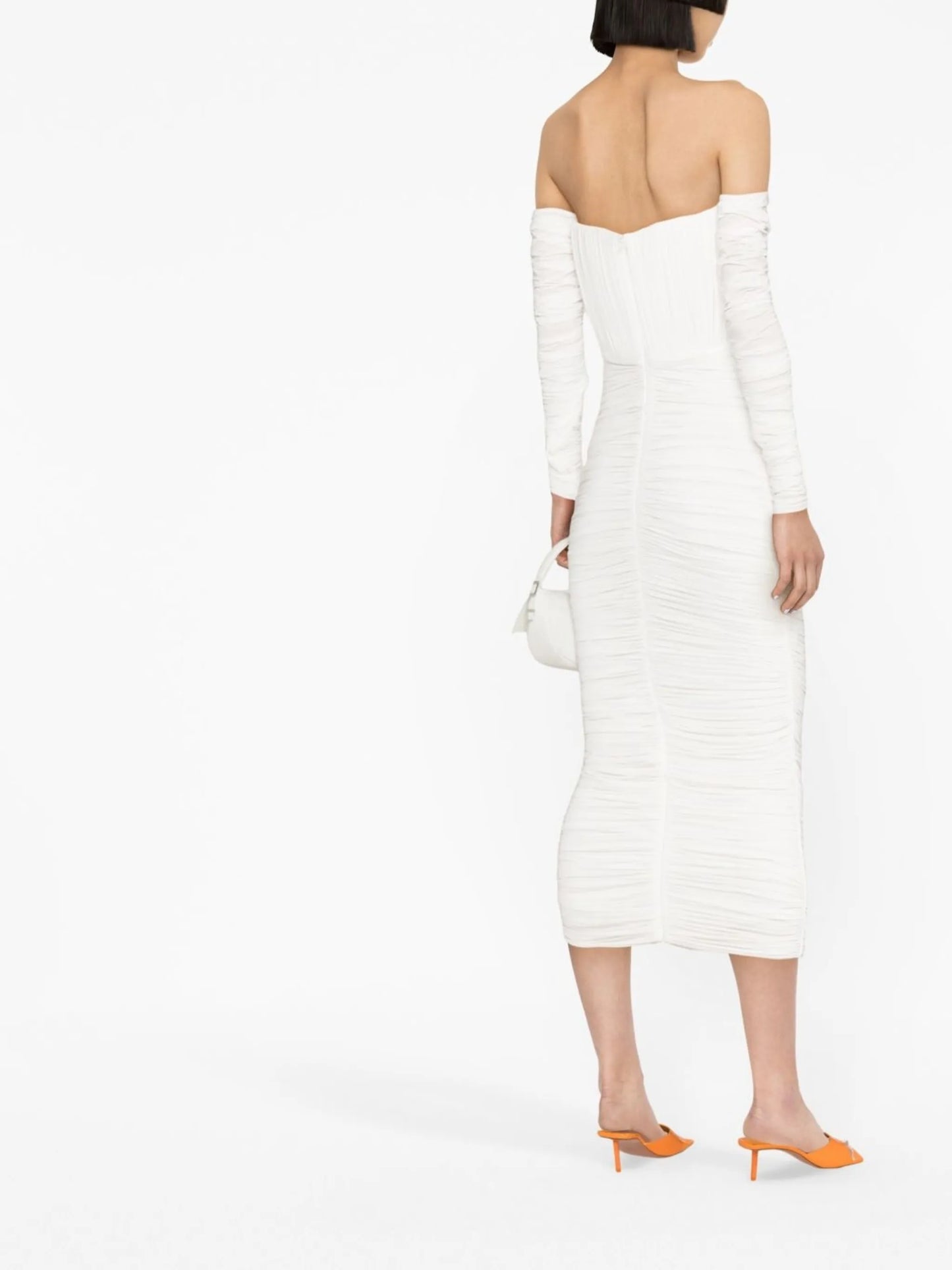 Sterling off-shoulder ruched dress