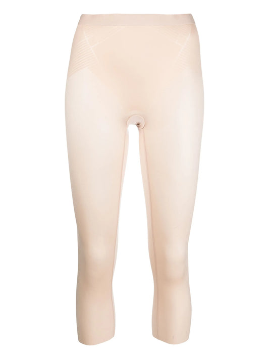 Capri mid-rise stretch leggings