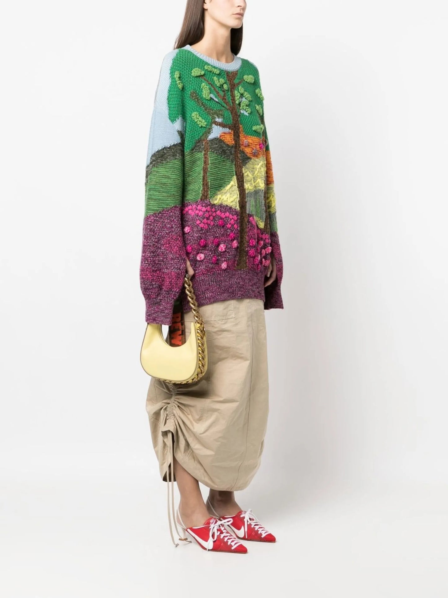 Frayme chain-link shoulder bag