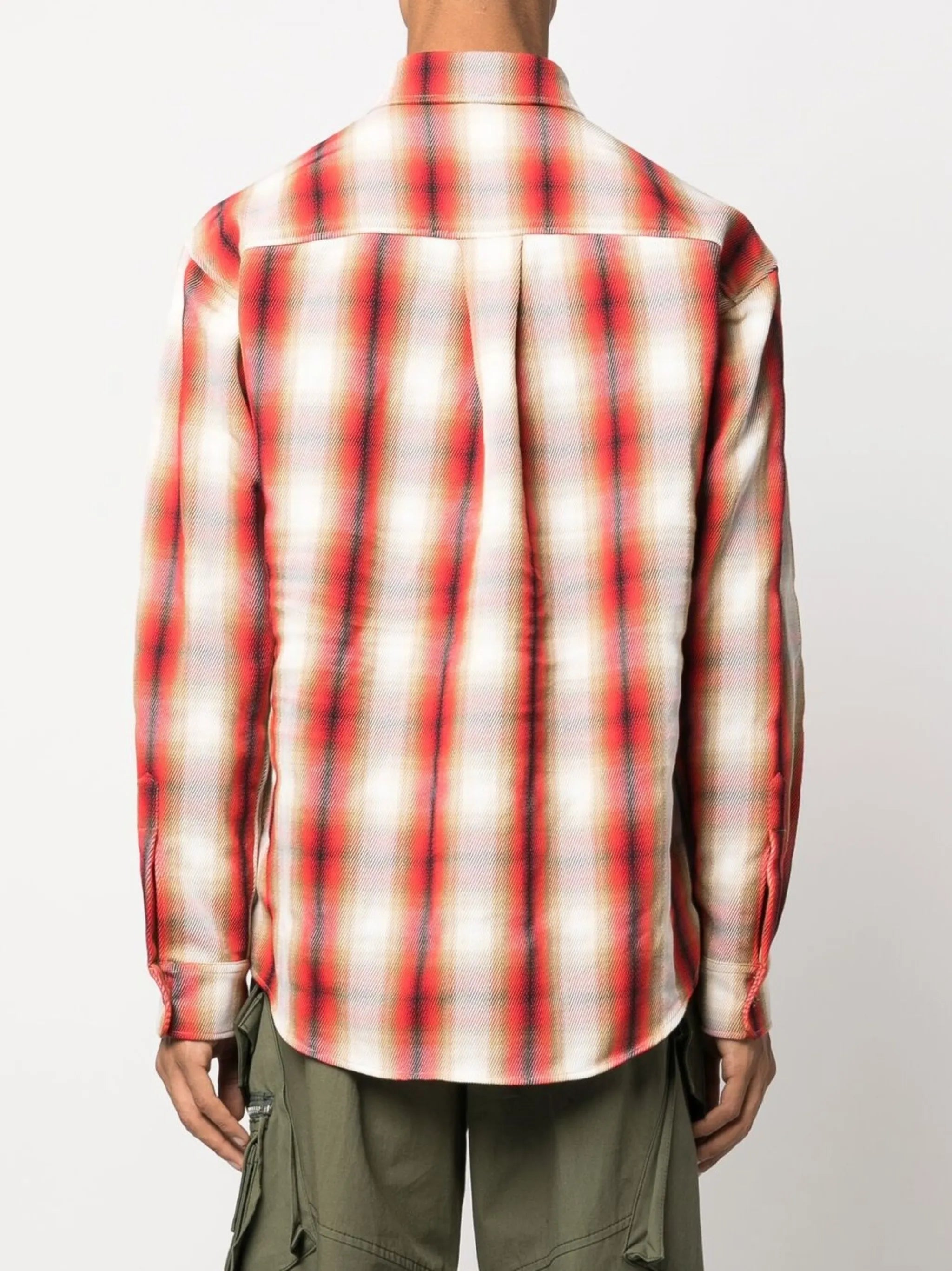 checked long-sleeve shirt