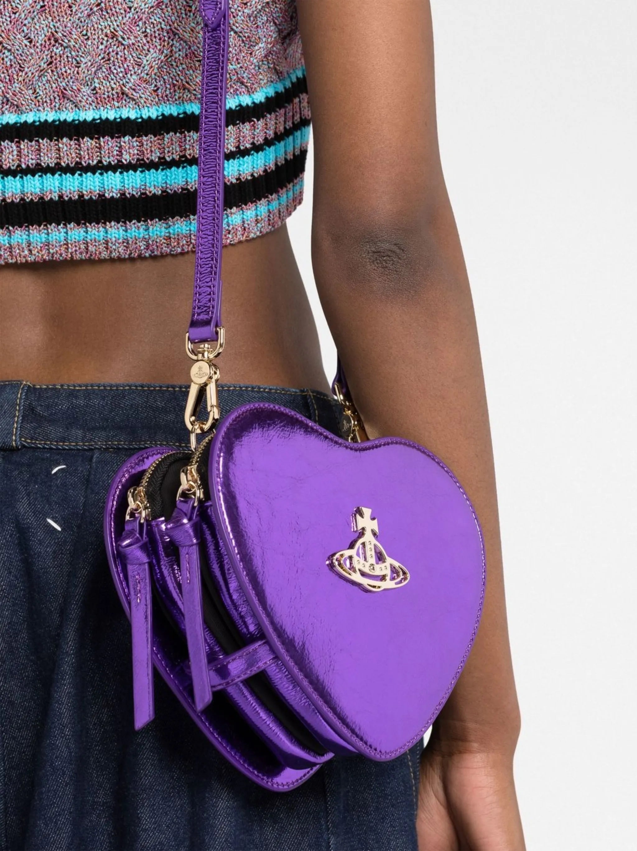 Louise heart-shaped crossbody bag