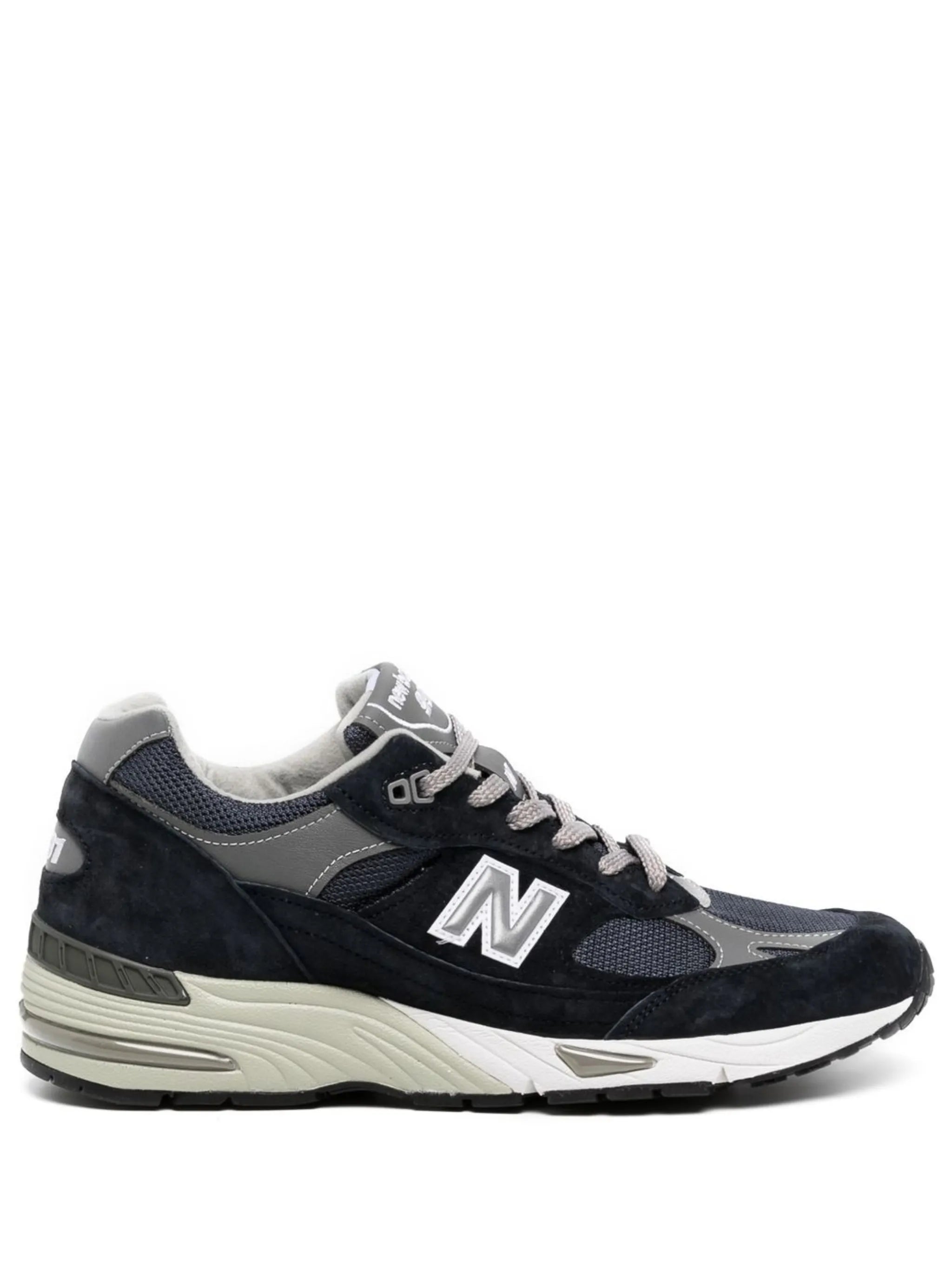 logo-patch lace-up sneakers
