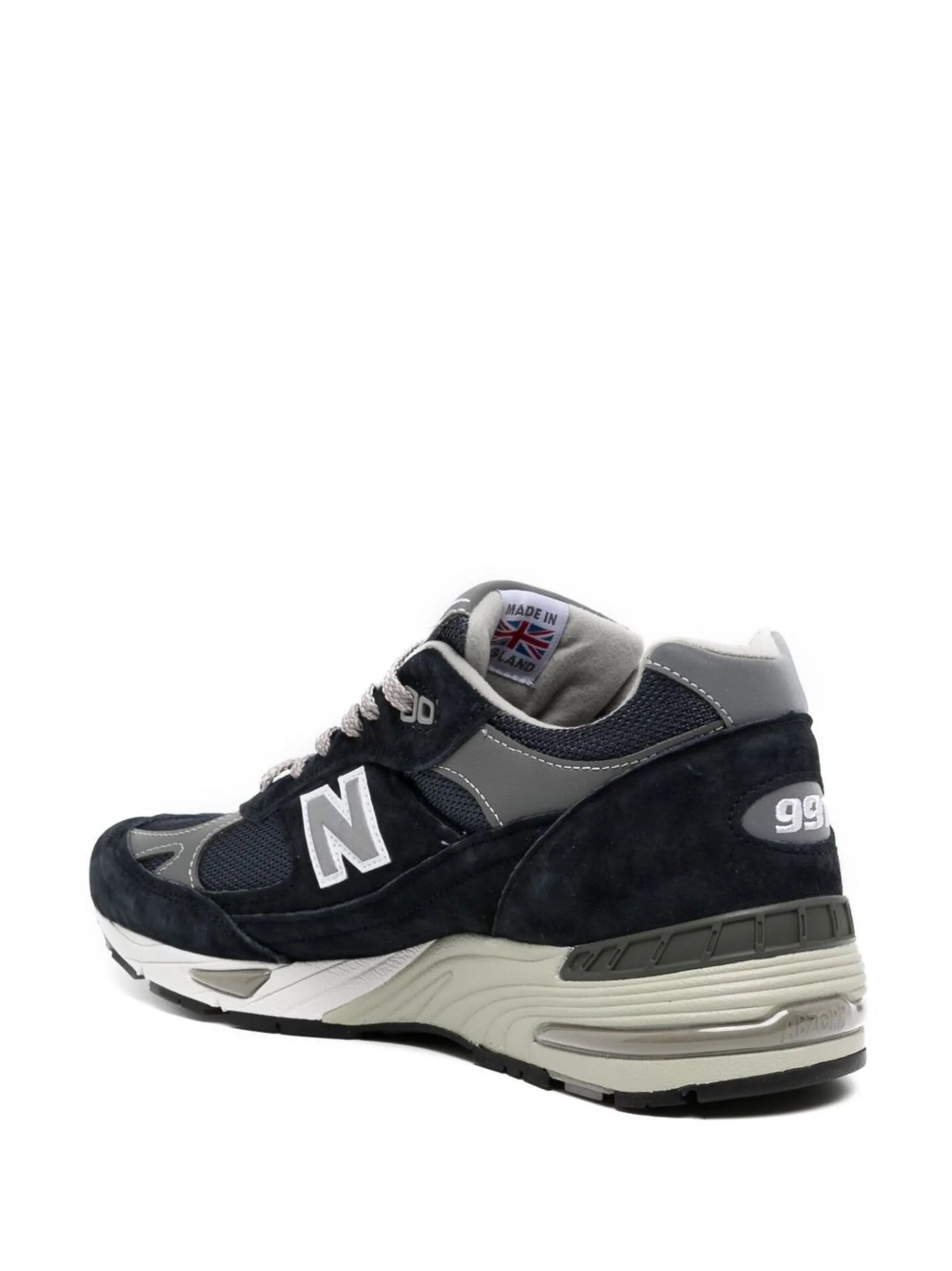 logo-patch lace-up sneakers