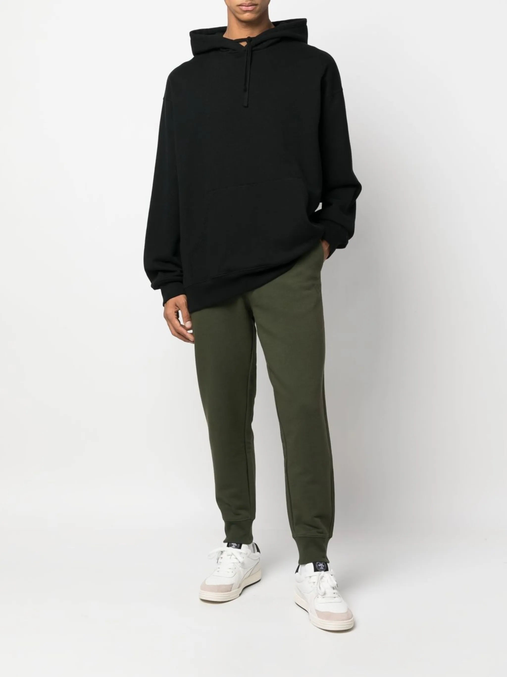 tapered drawstring track pants