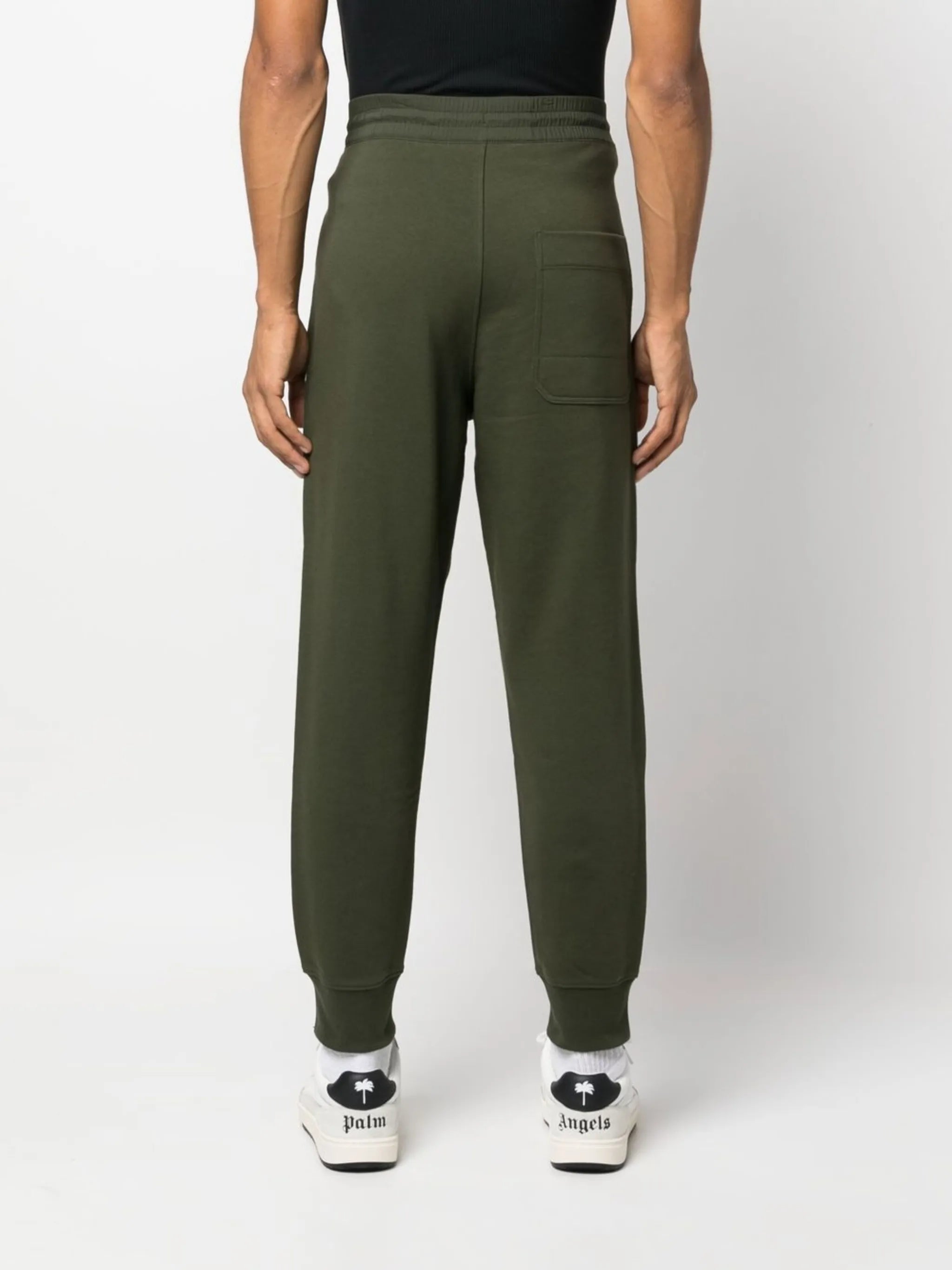 tapered drawstring track pants