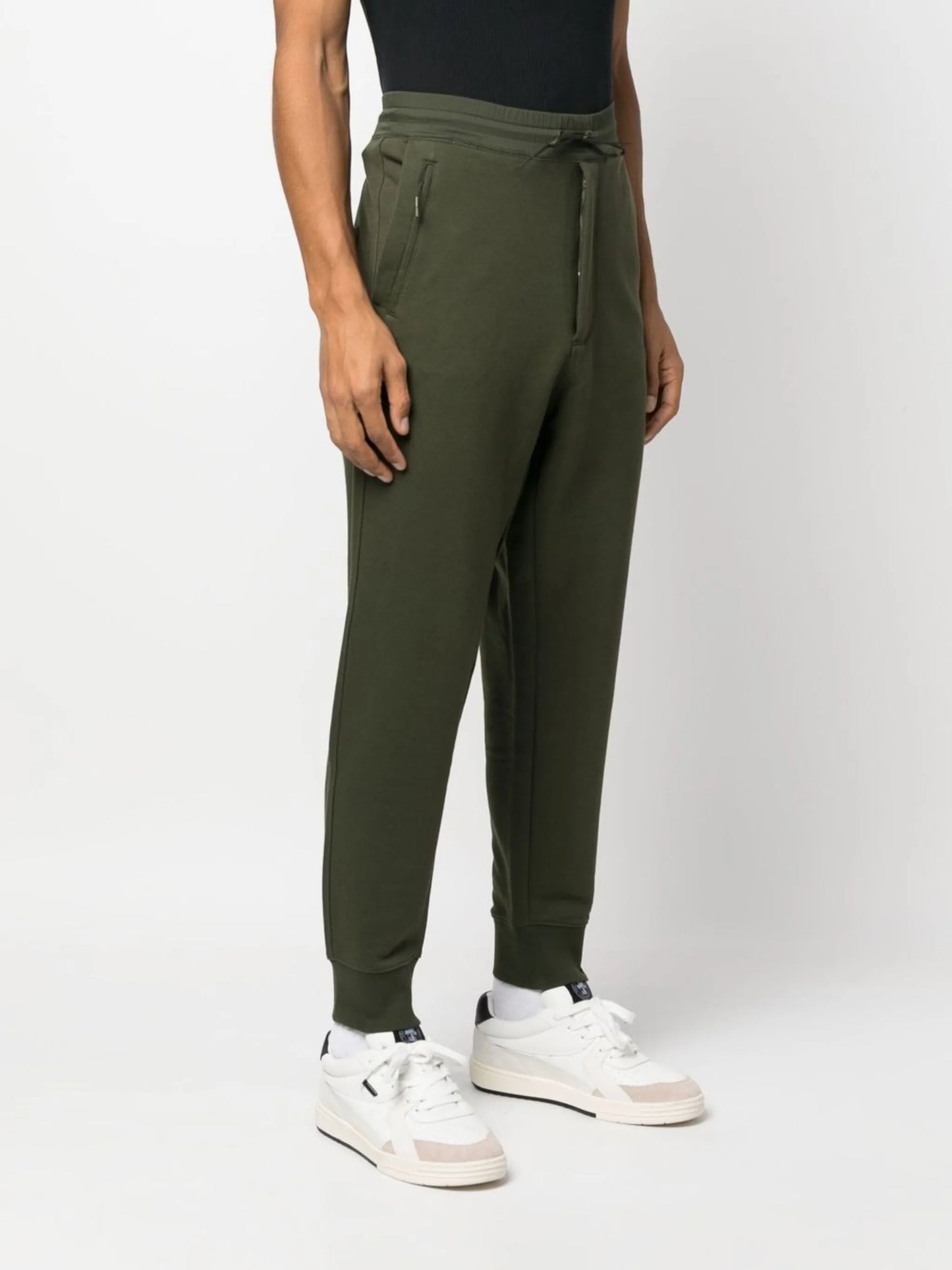 tapered drawstring track pants