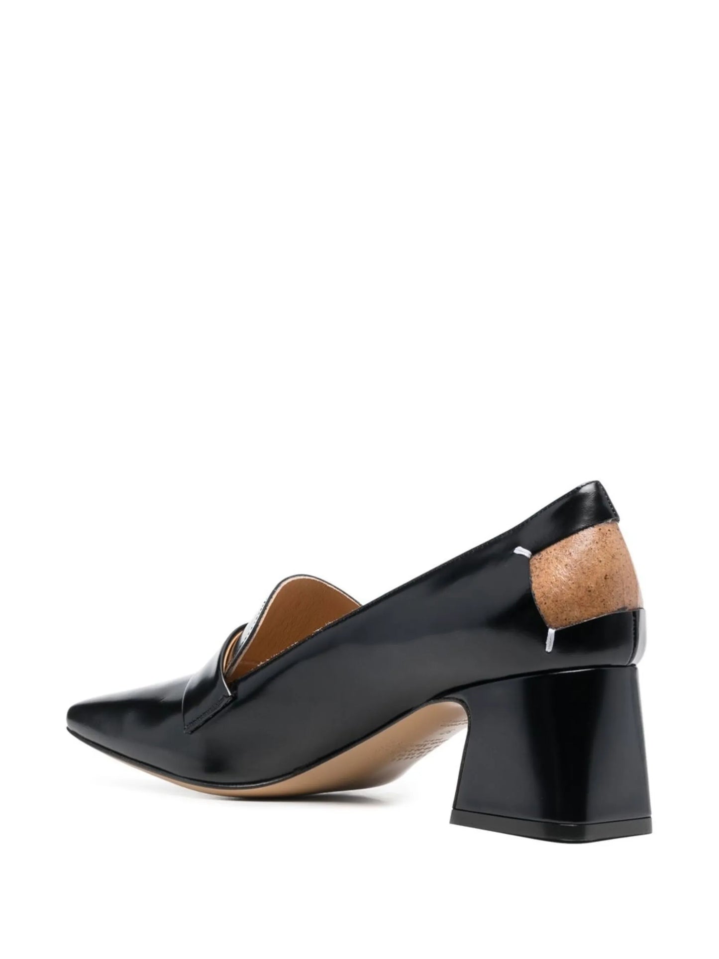 Décortiqué 60mm four-stitch court shoes
