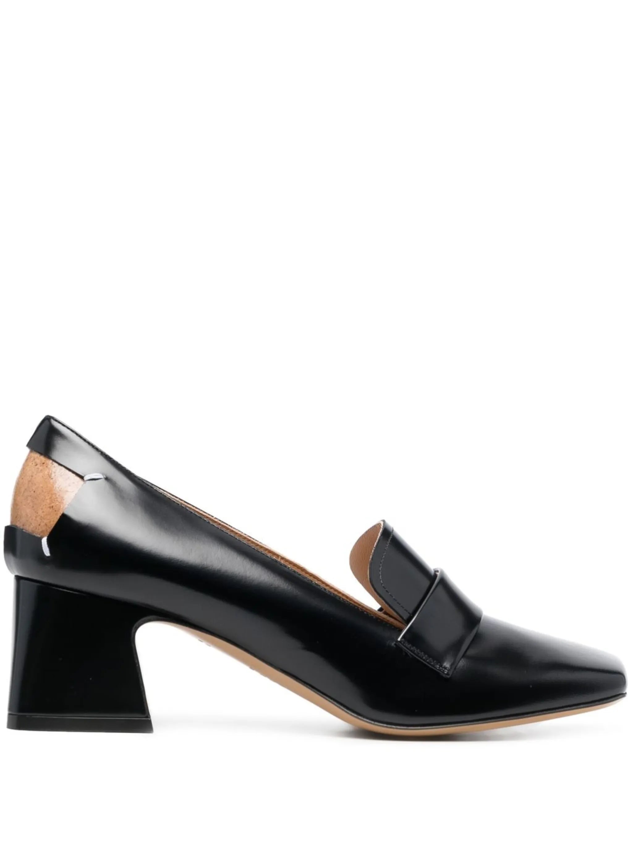 Décortiqué 60mm four-stitch court shoes