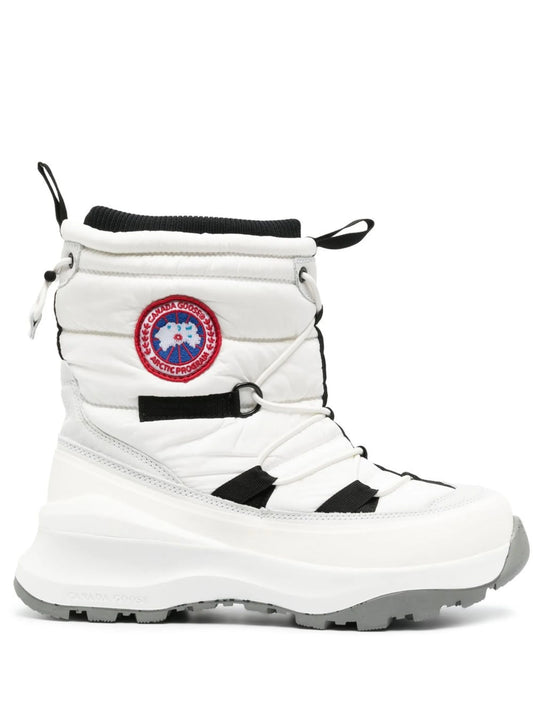 logo-patch snow boots