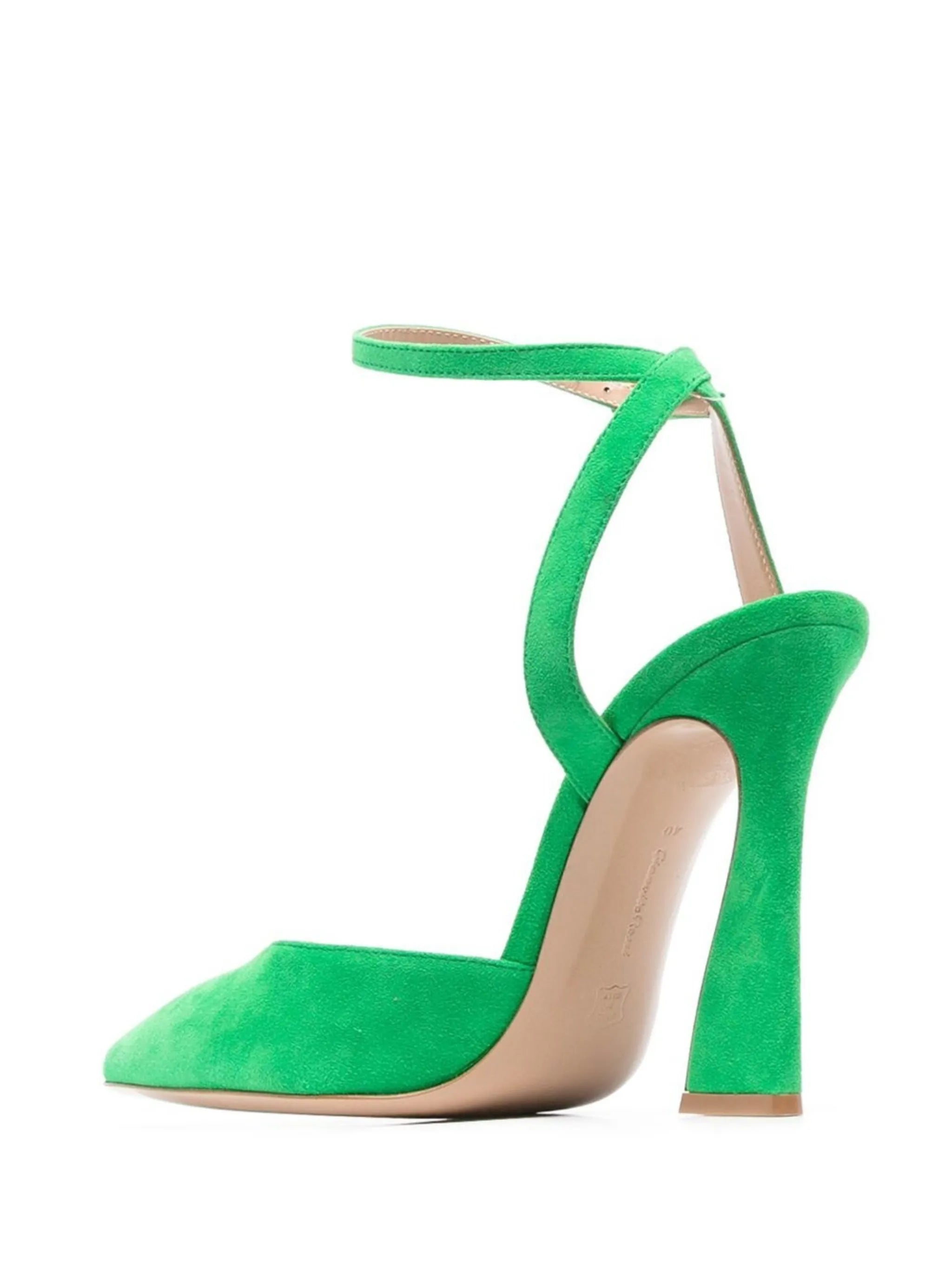 Aura D'Orsay suede pumps