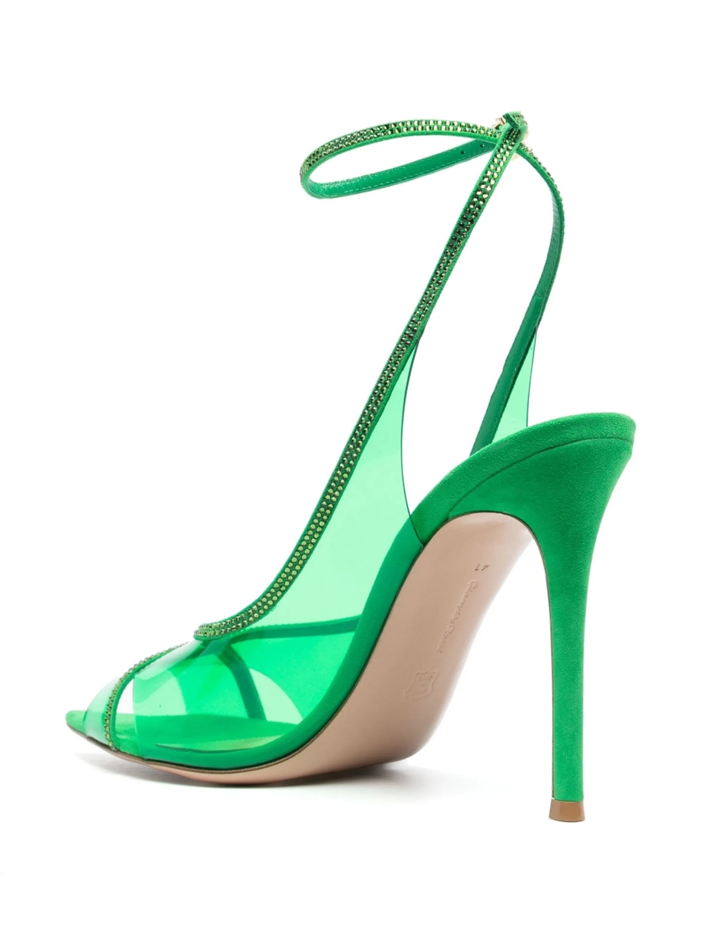 crystal-embellished stiletto pumps