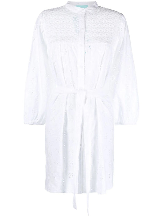 Barrie broderie anglaise cotton dress