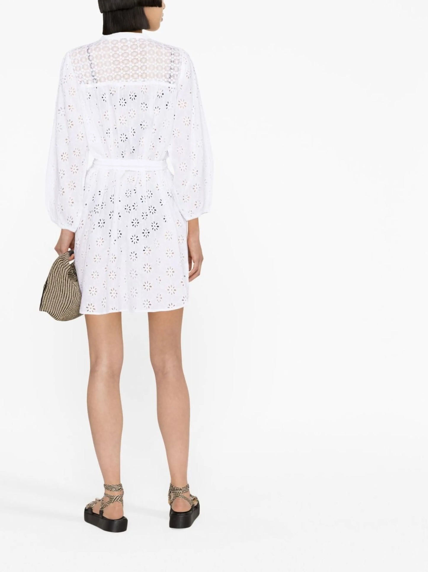 Barrie broderie anglaise cotton dress