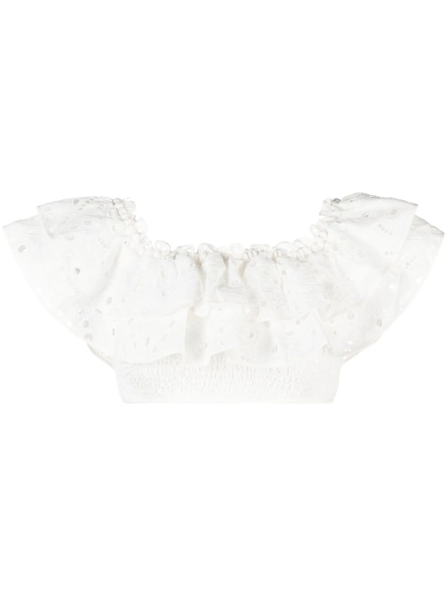 Clara off-shoulder crop top
