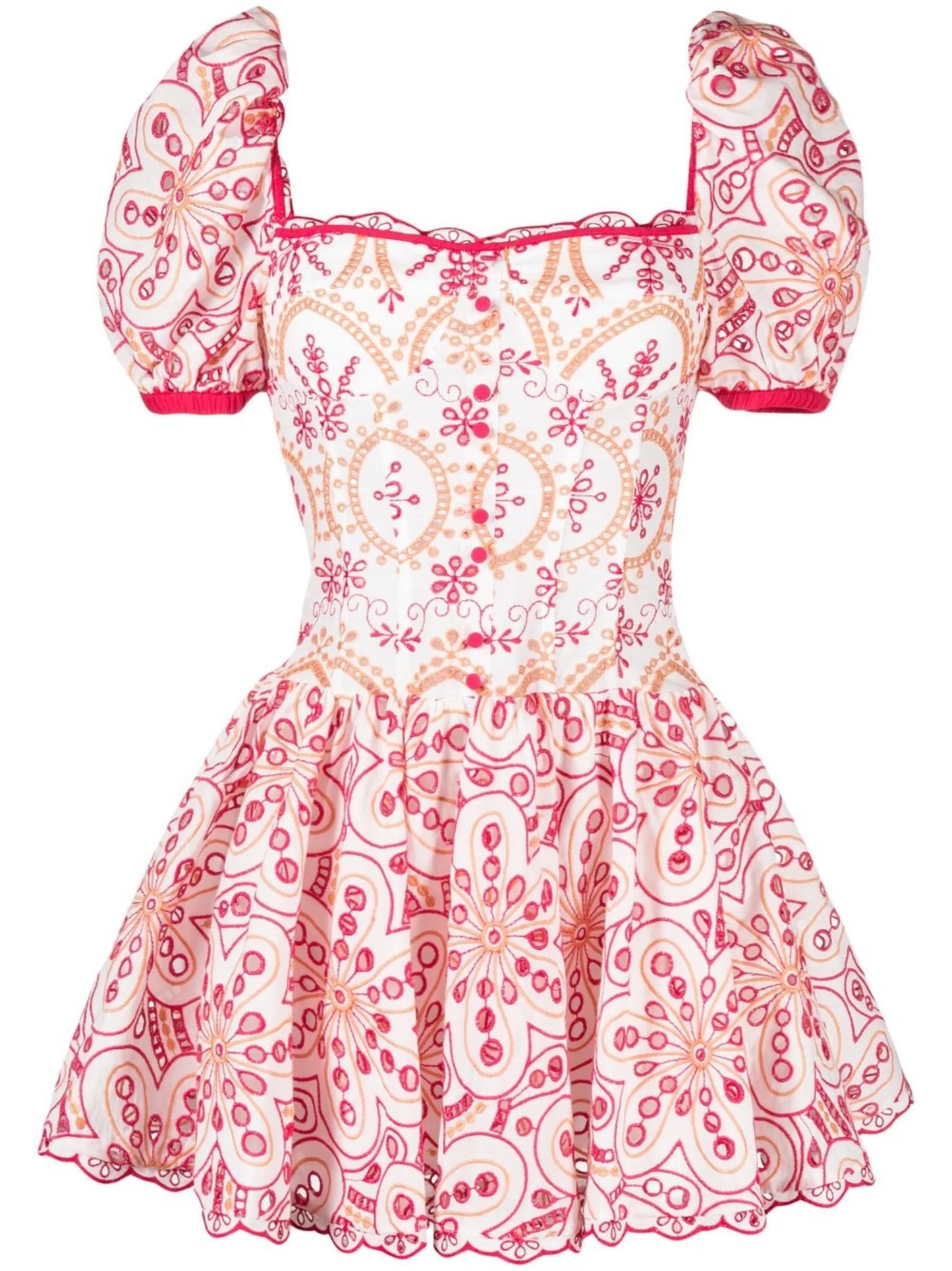Yara floral-print minidress