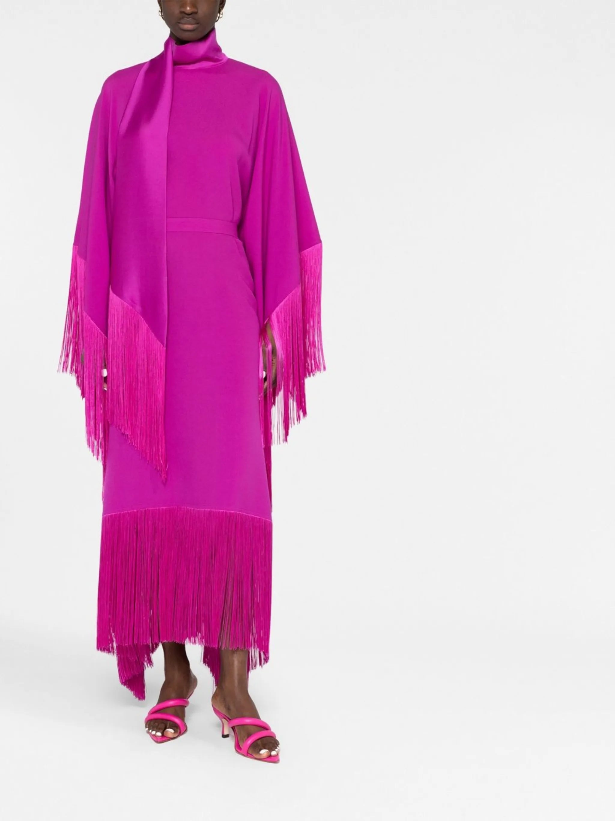 Mrs Ross fringed kaftan dress