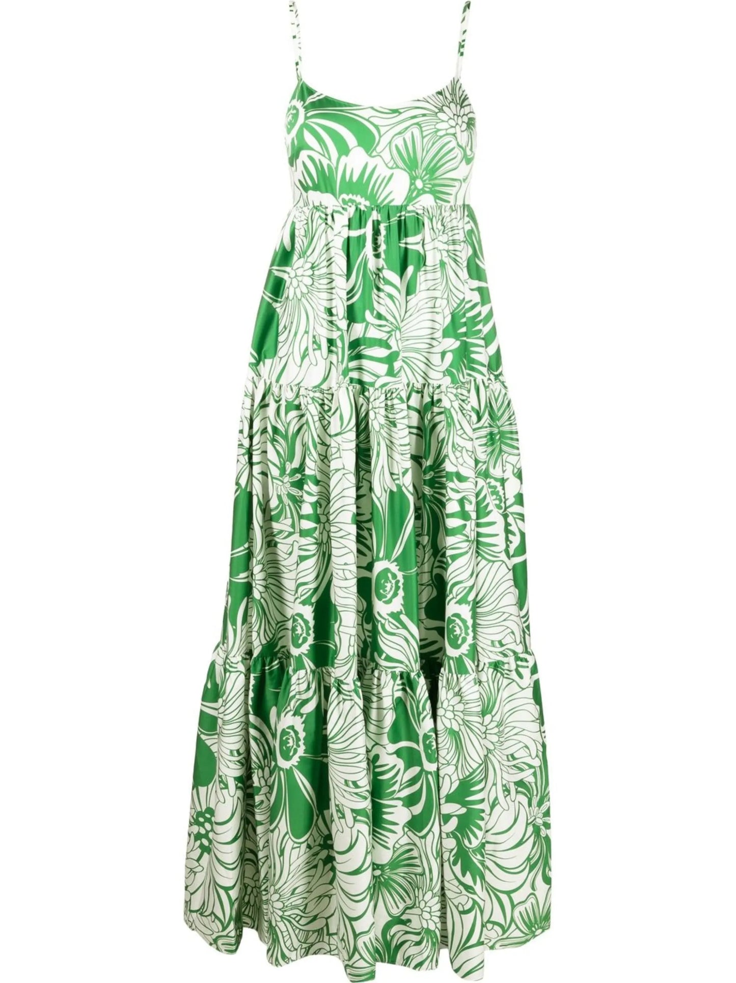 floral-print maxi dress