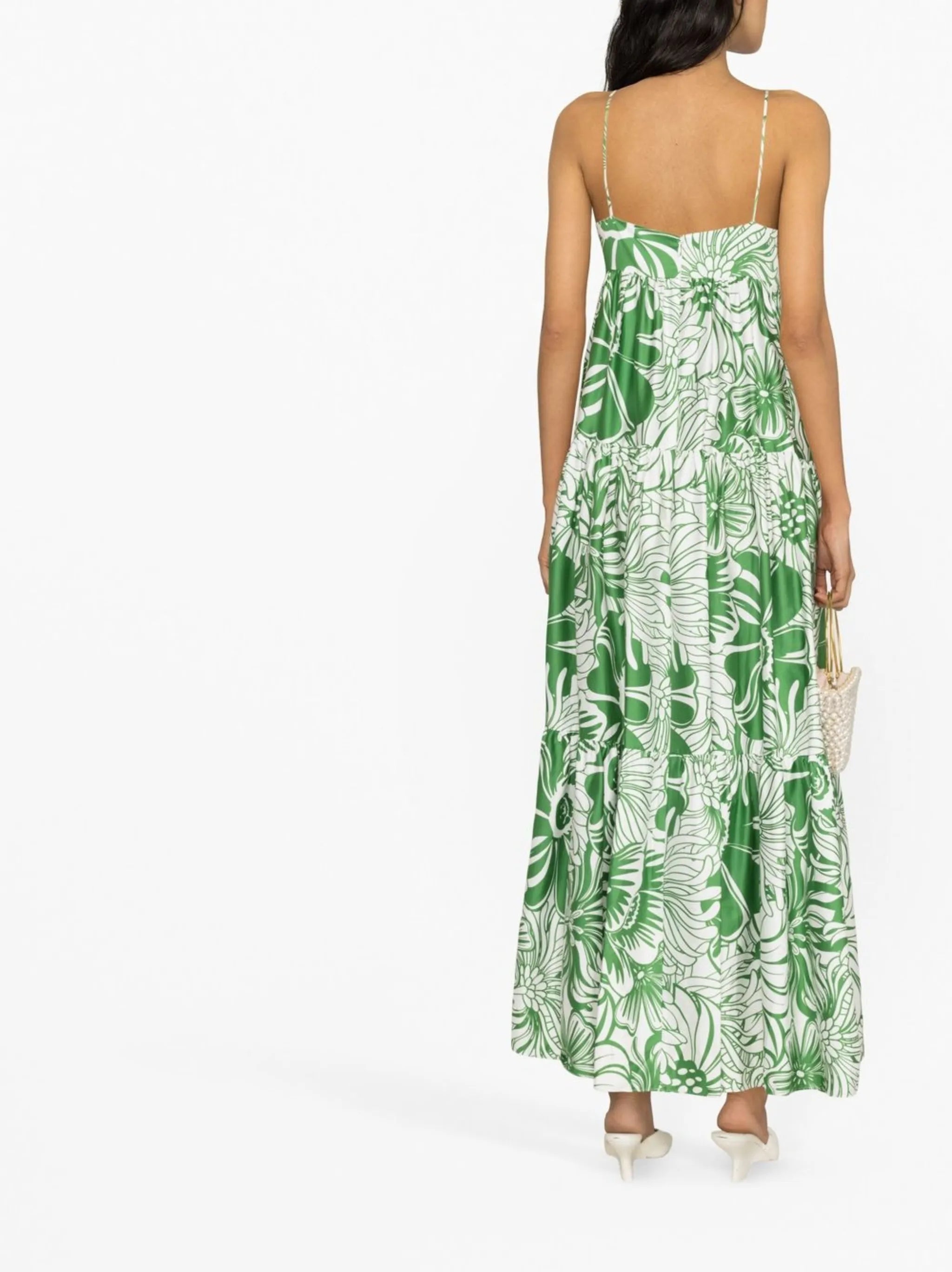 floral-print maxi dress