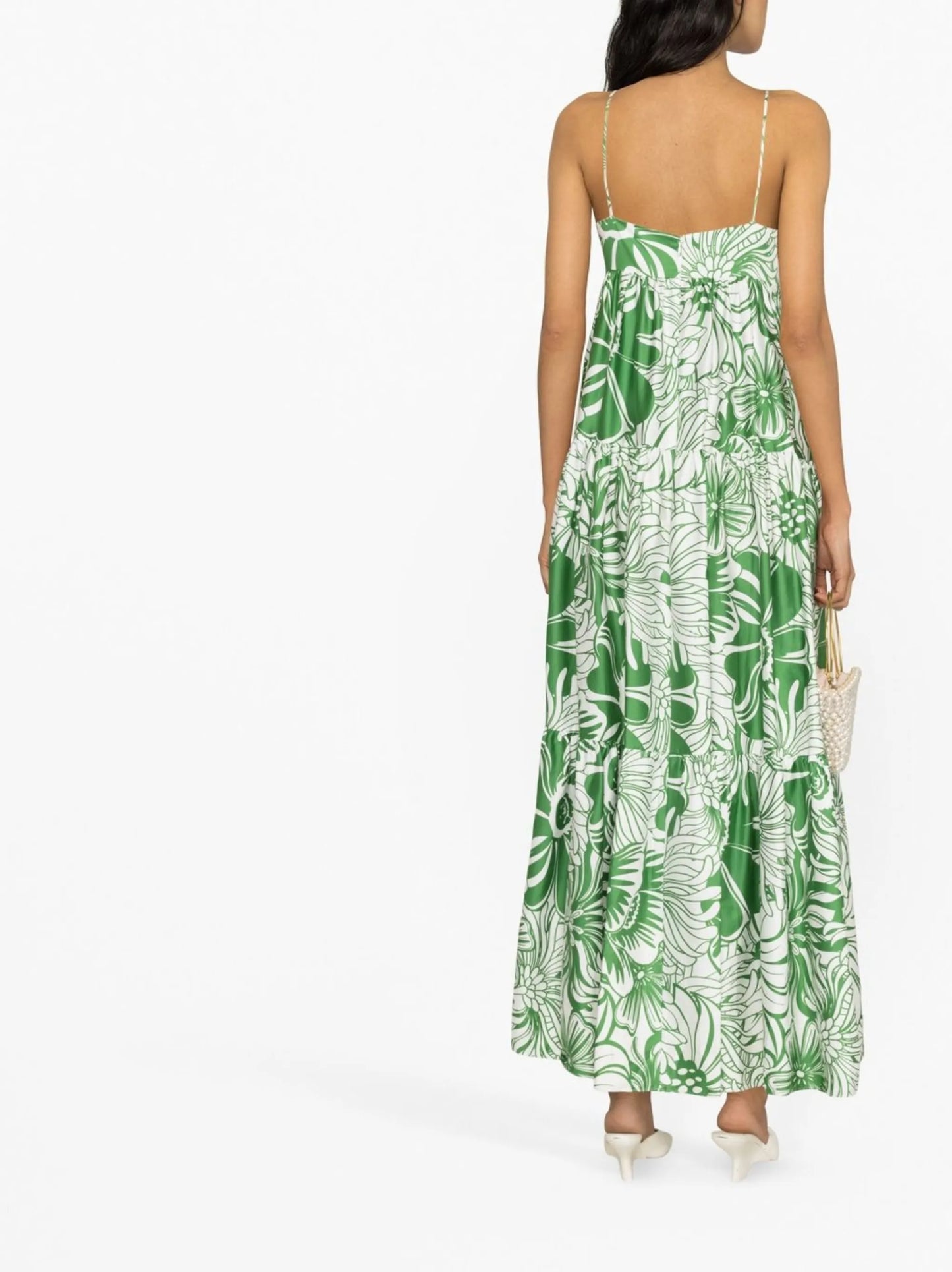 floral-print maxi dress