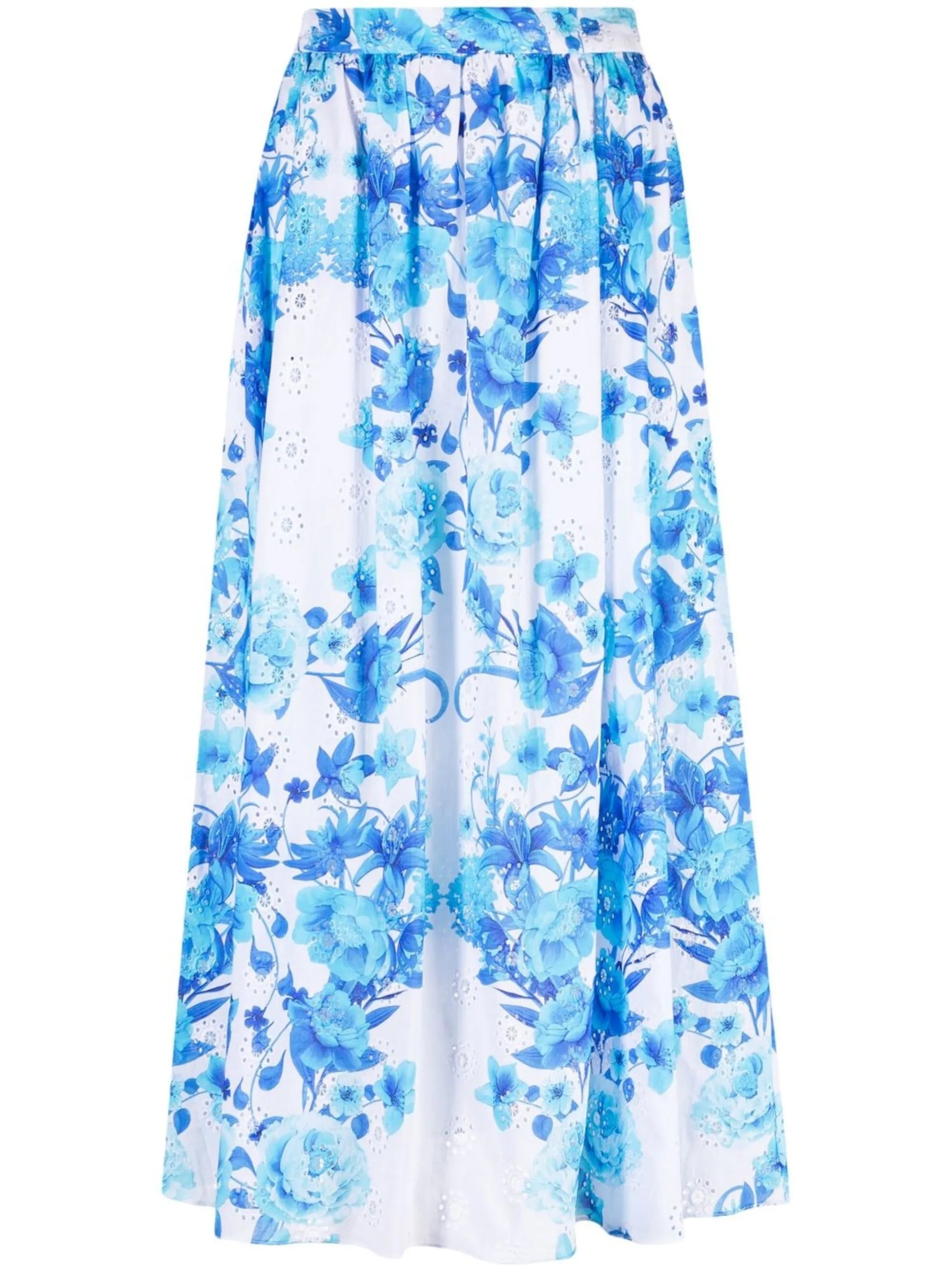 Rhea floral-print skirt