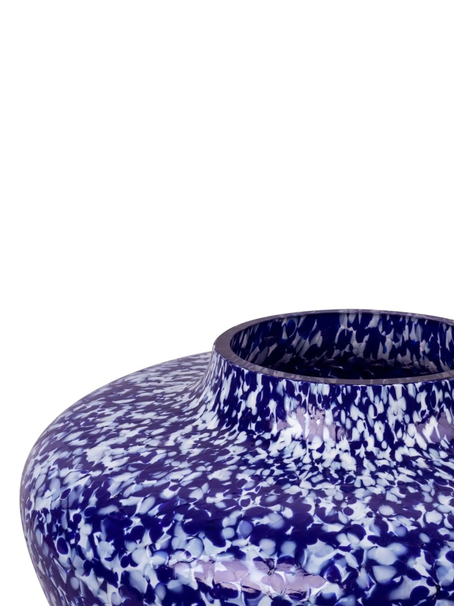 Macchia Murano glass vase