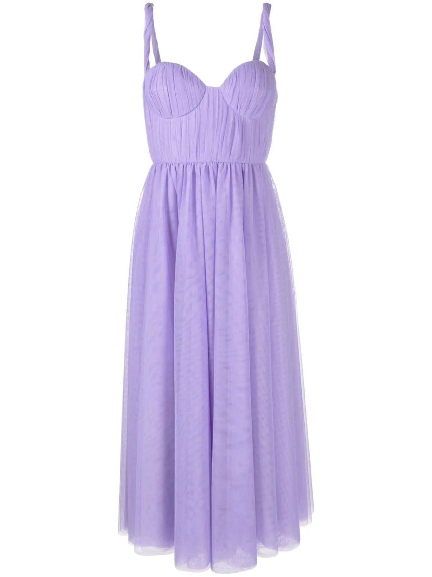 sweetheart-neck sleeveless dress