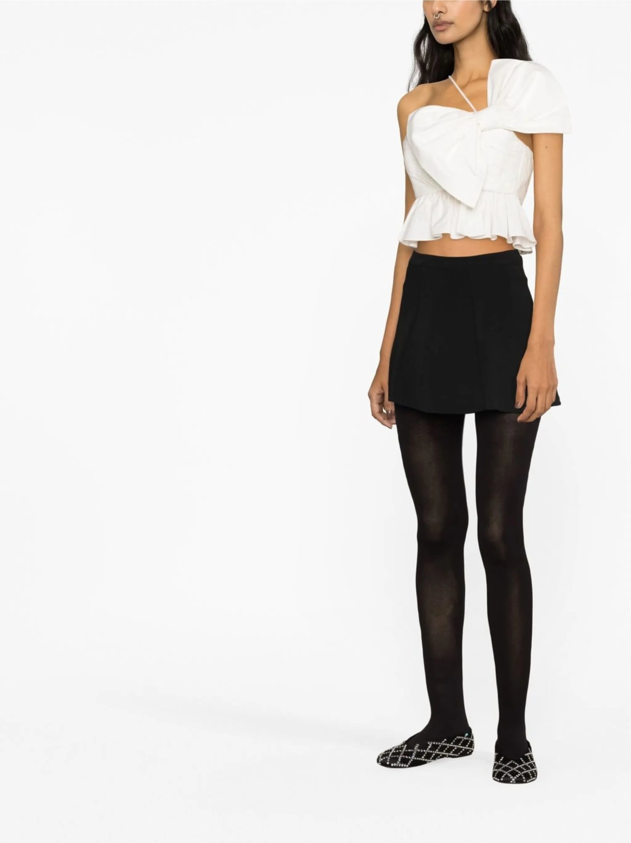 bow-detail sleeveless top