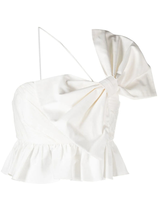 bow-detail sleeveless top