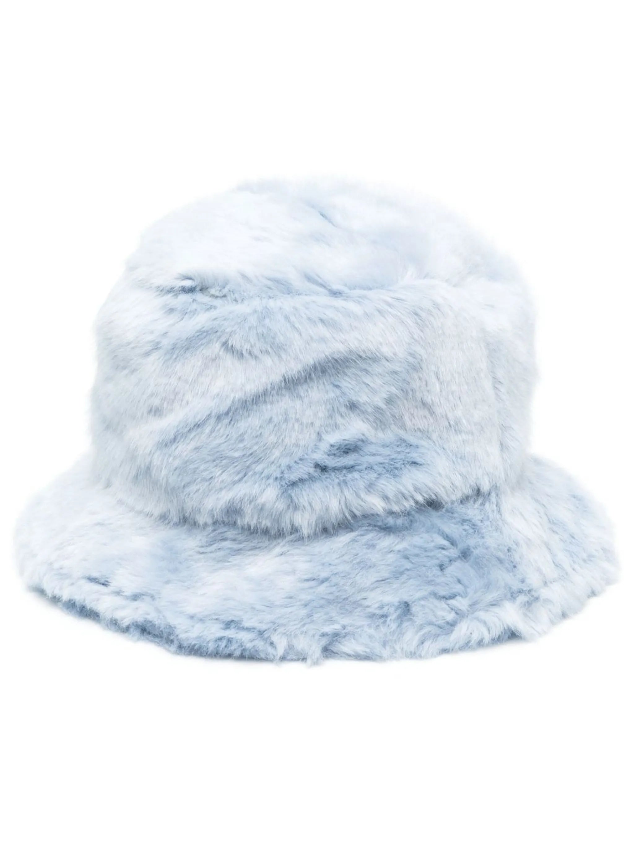 faux-fur bucket hat