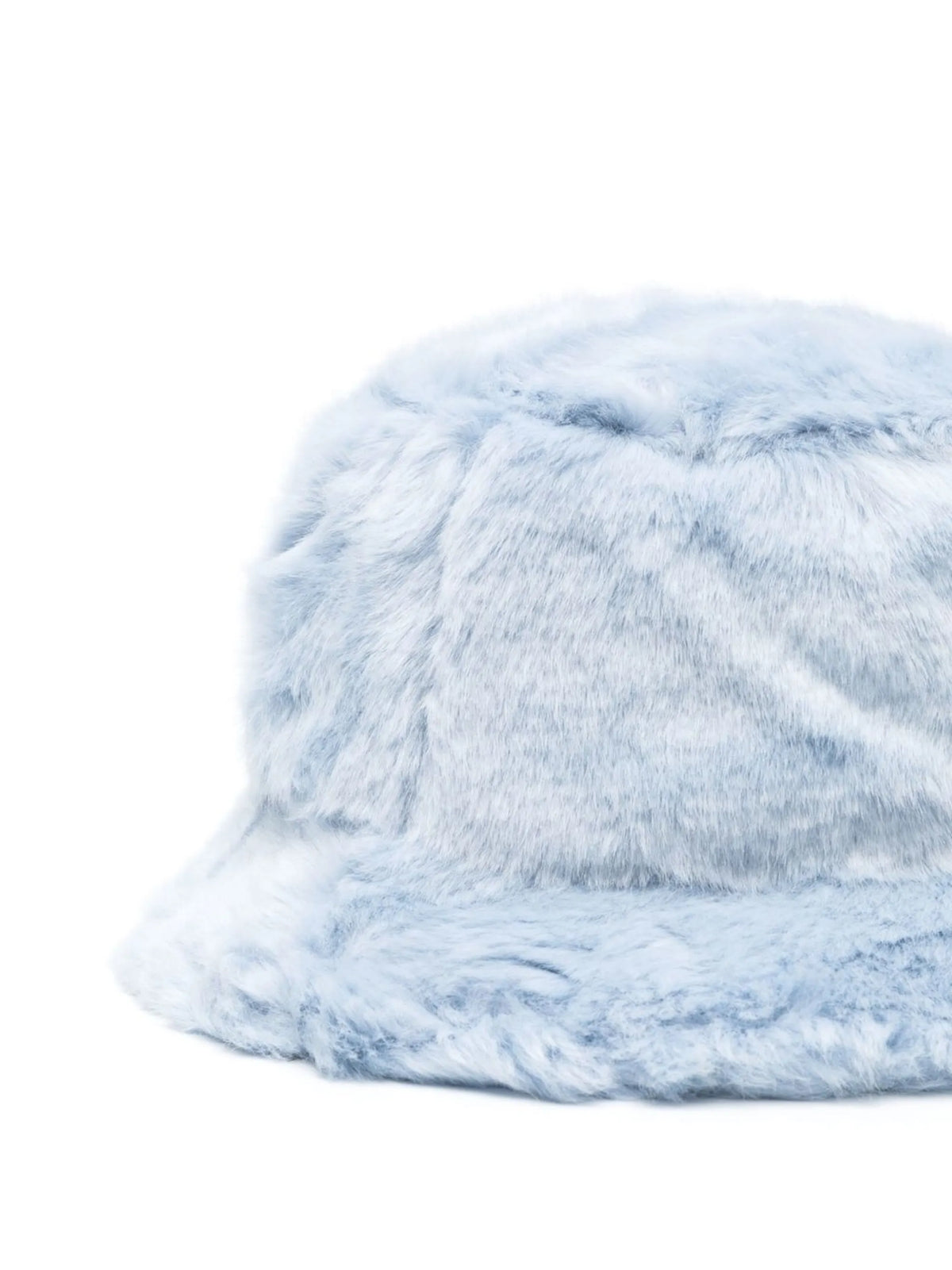 faux-fur bucket hat