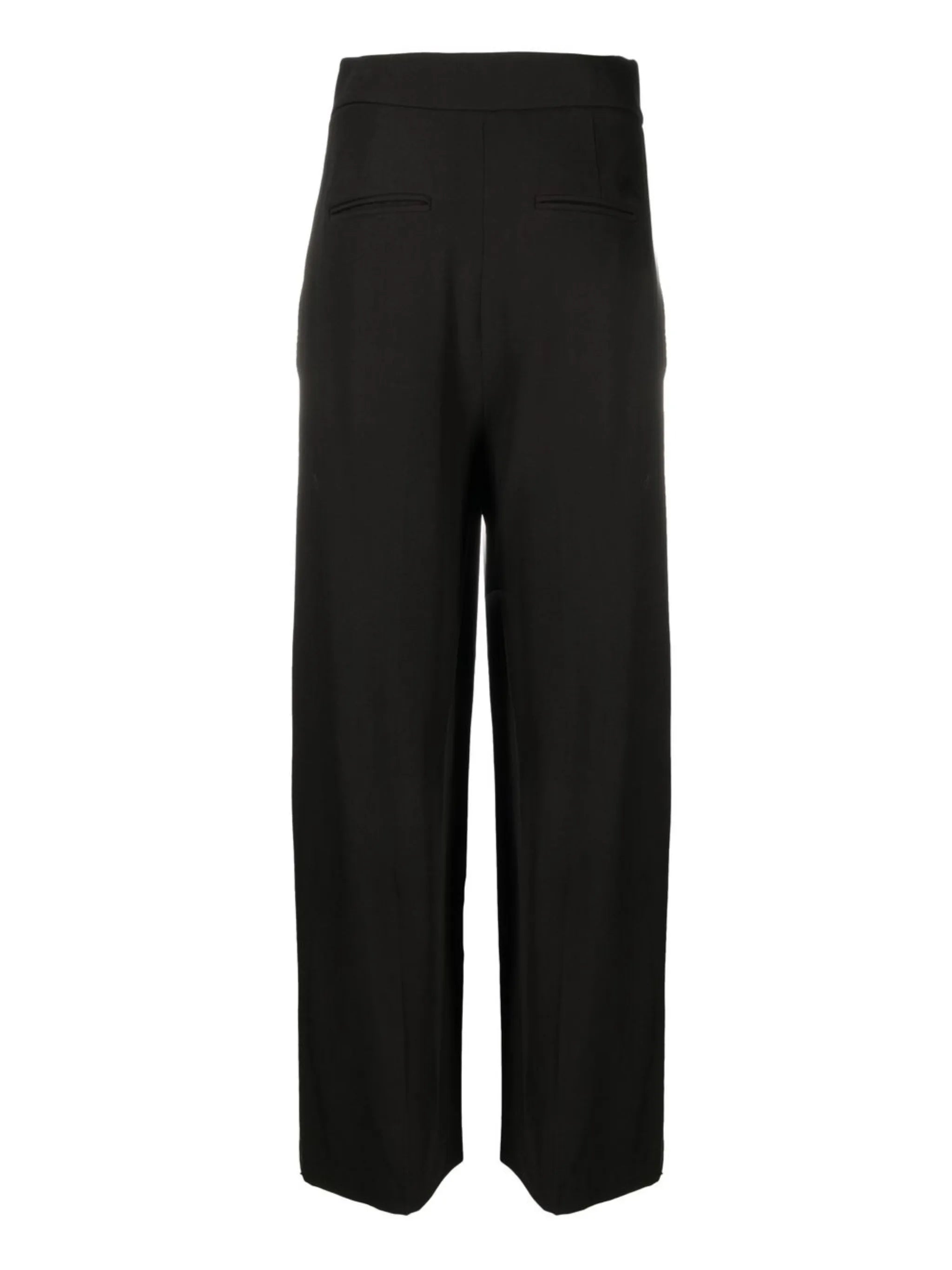 Strannly straight-leg cut trousers