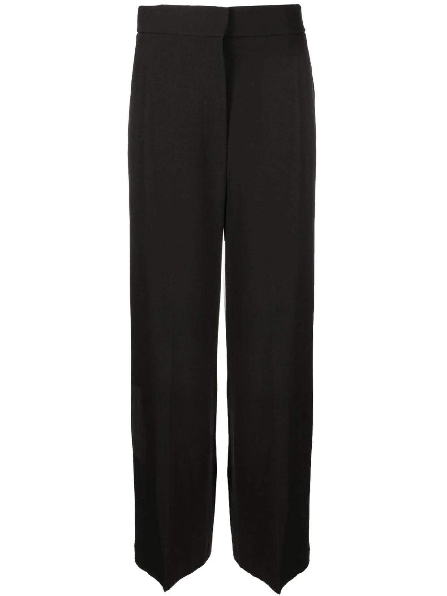 Strannly straight-leg cut trousers
