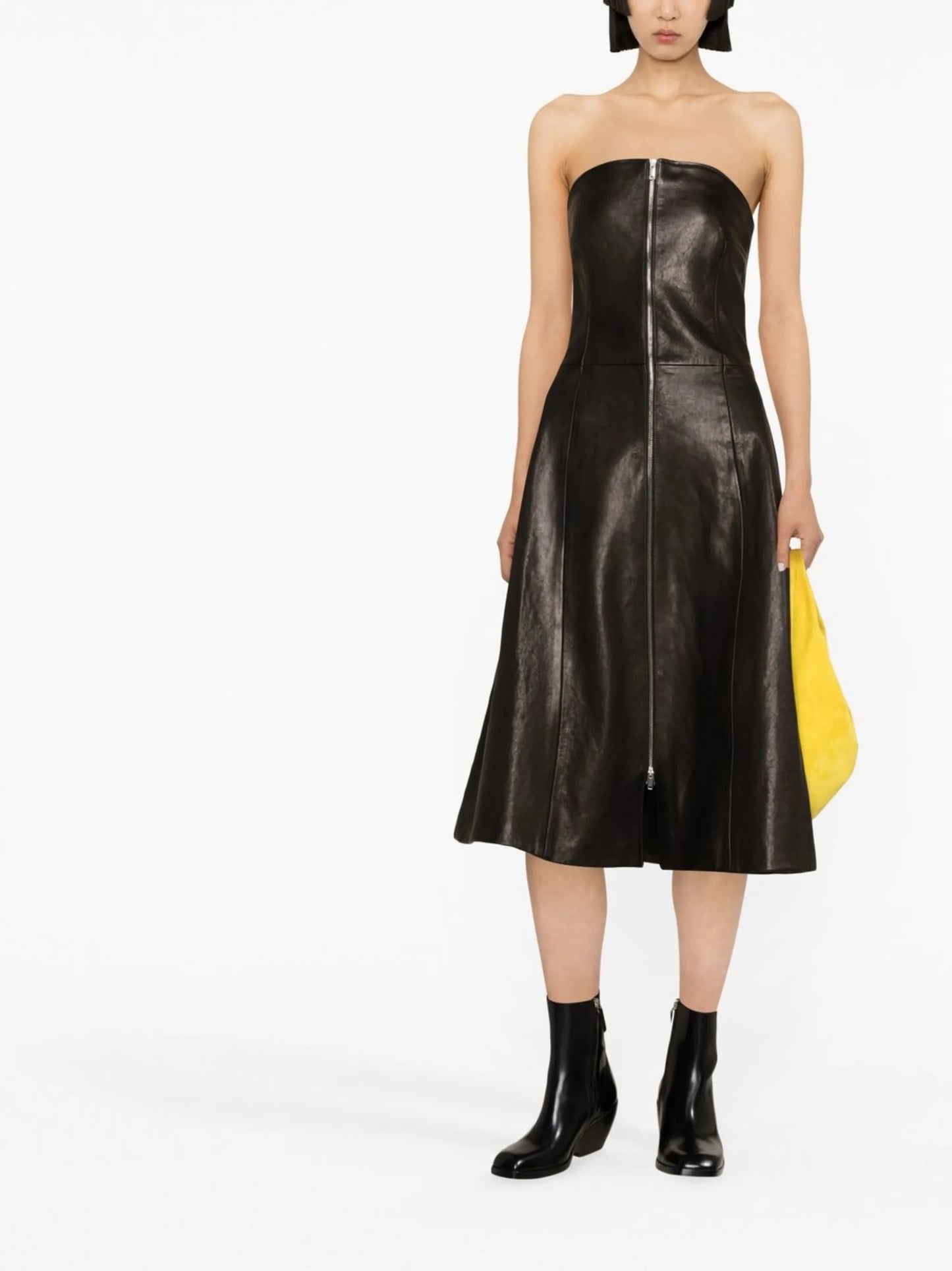 Valerie lambskin dress
