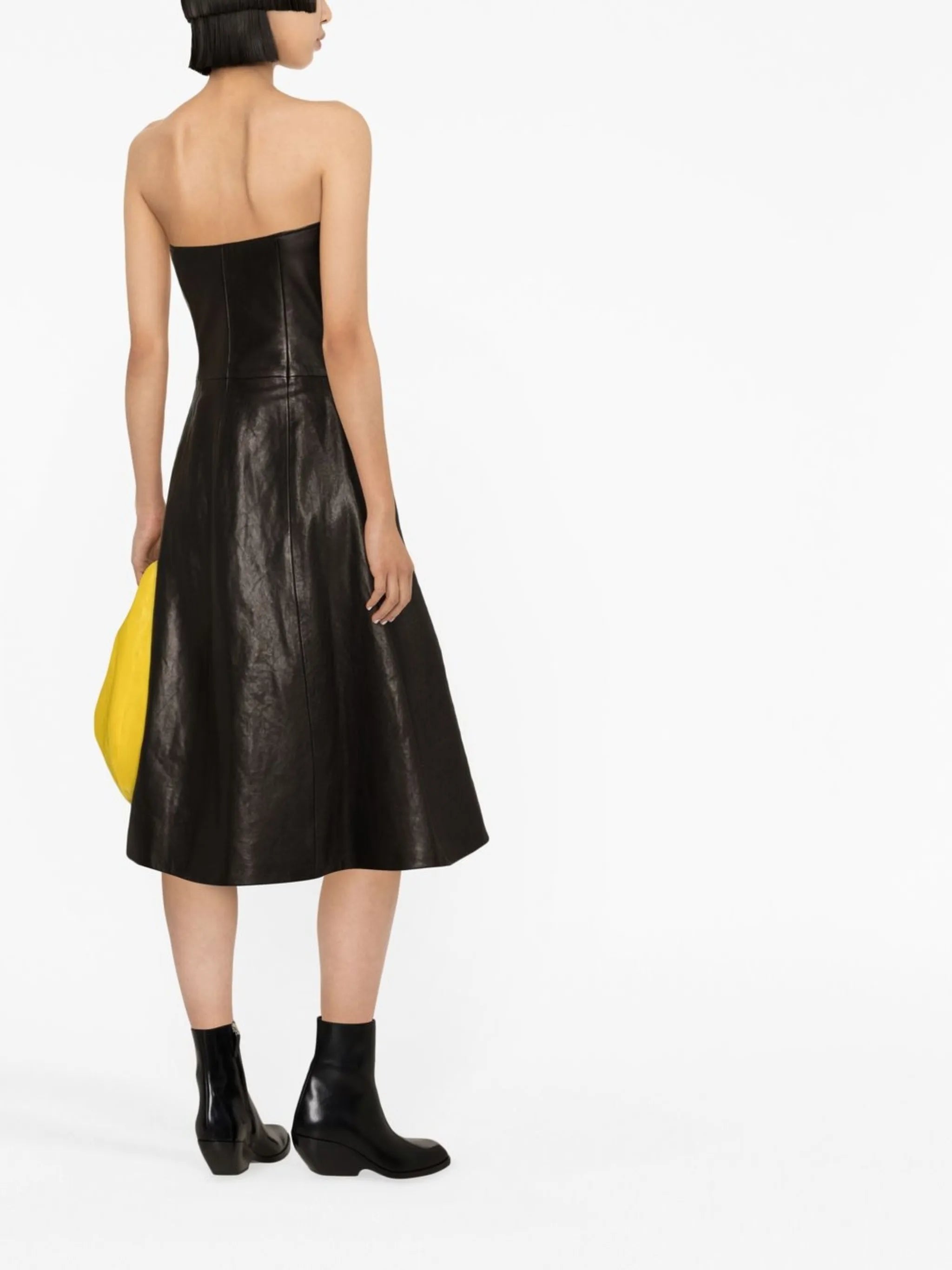 Valerie lambskin dress