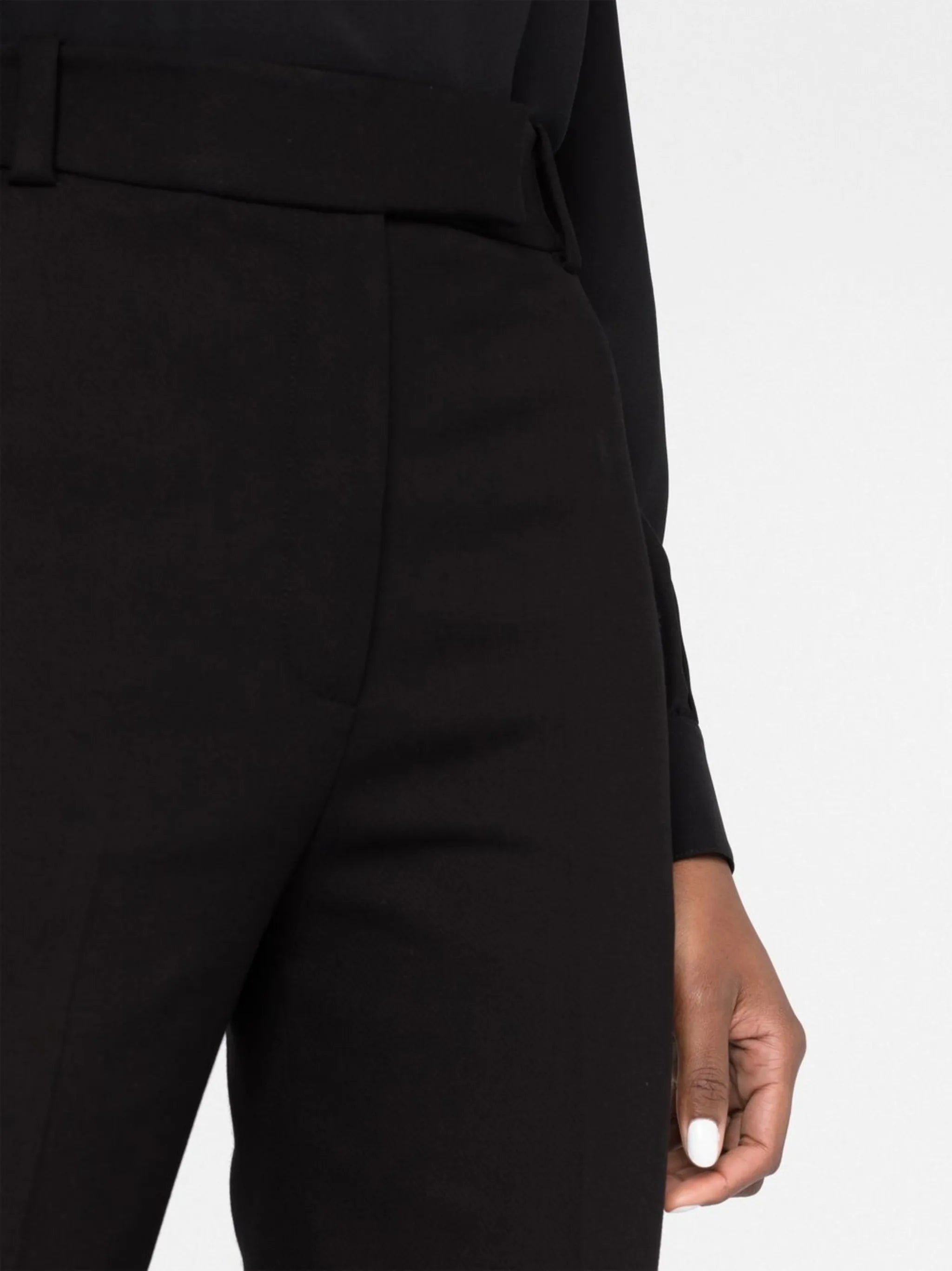 Emile high-waisted flared trousers