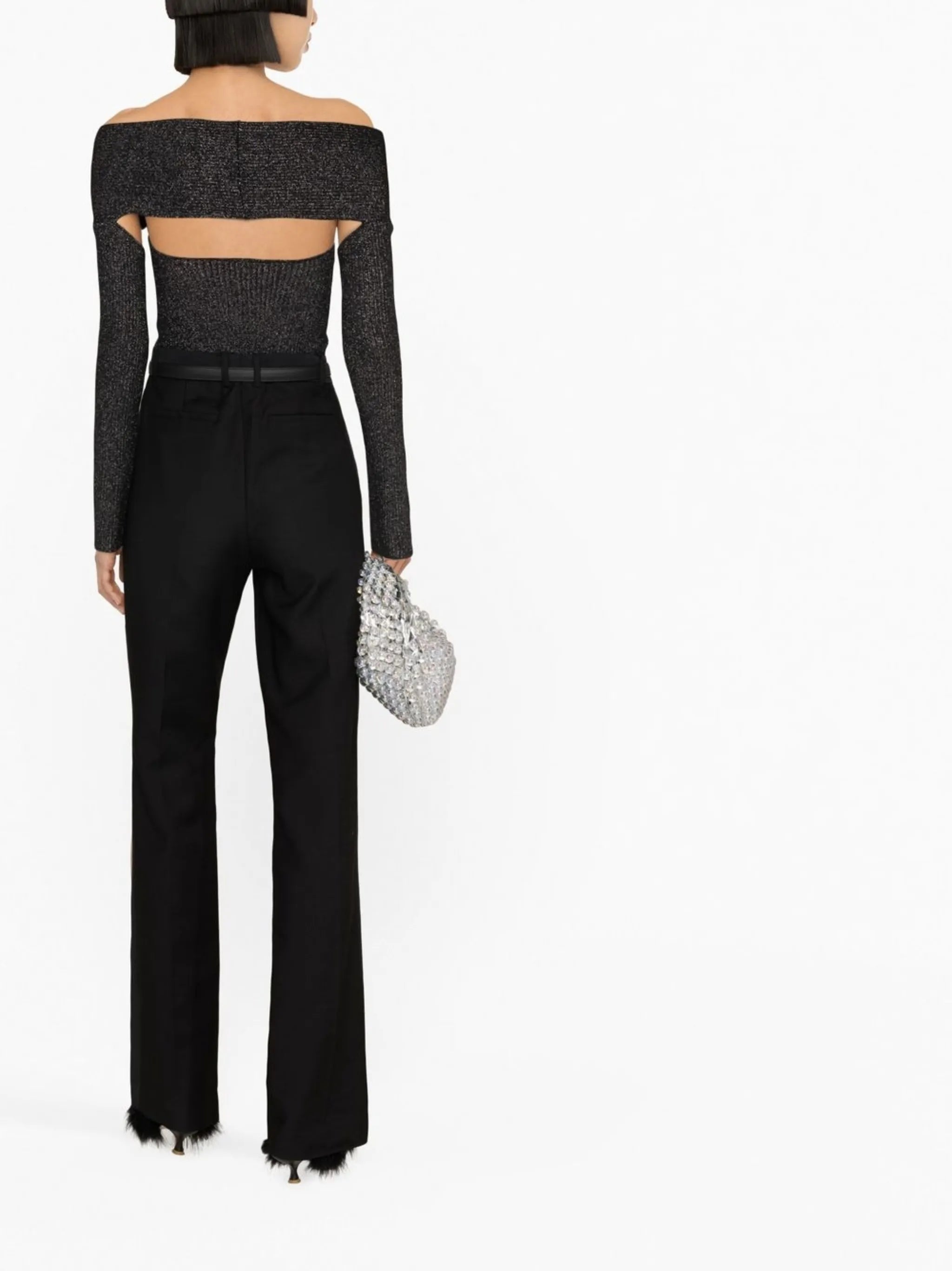 Salma open-back top