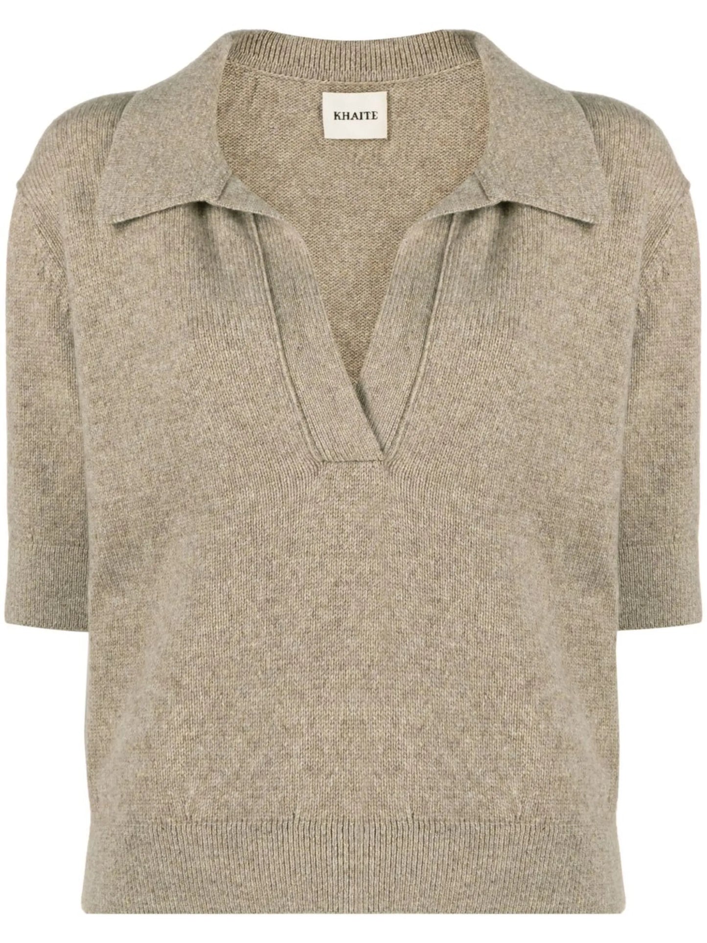 The Shrunken Jo knitted polo top