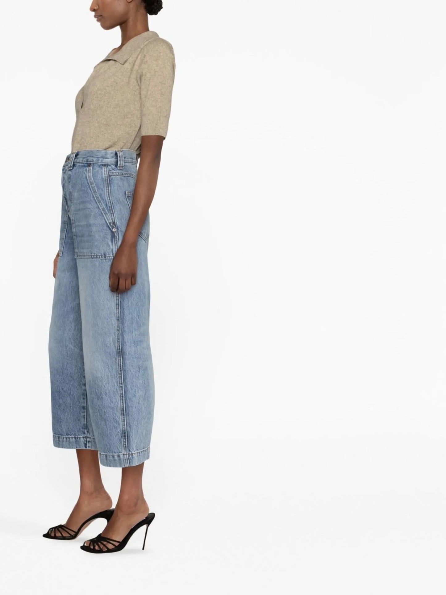 The Shrunken Jo knitted polo top