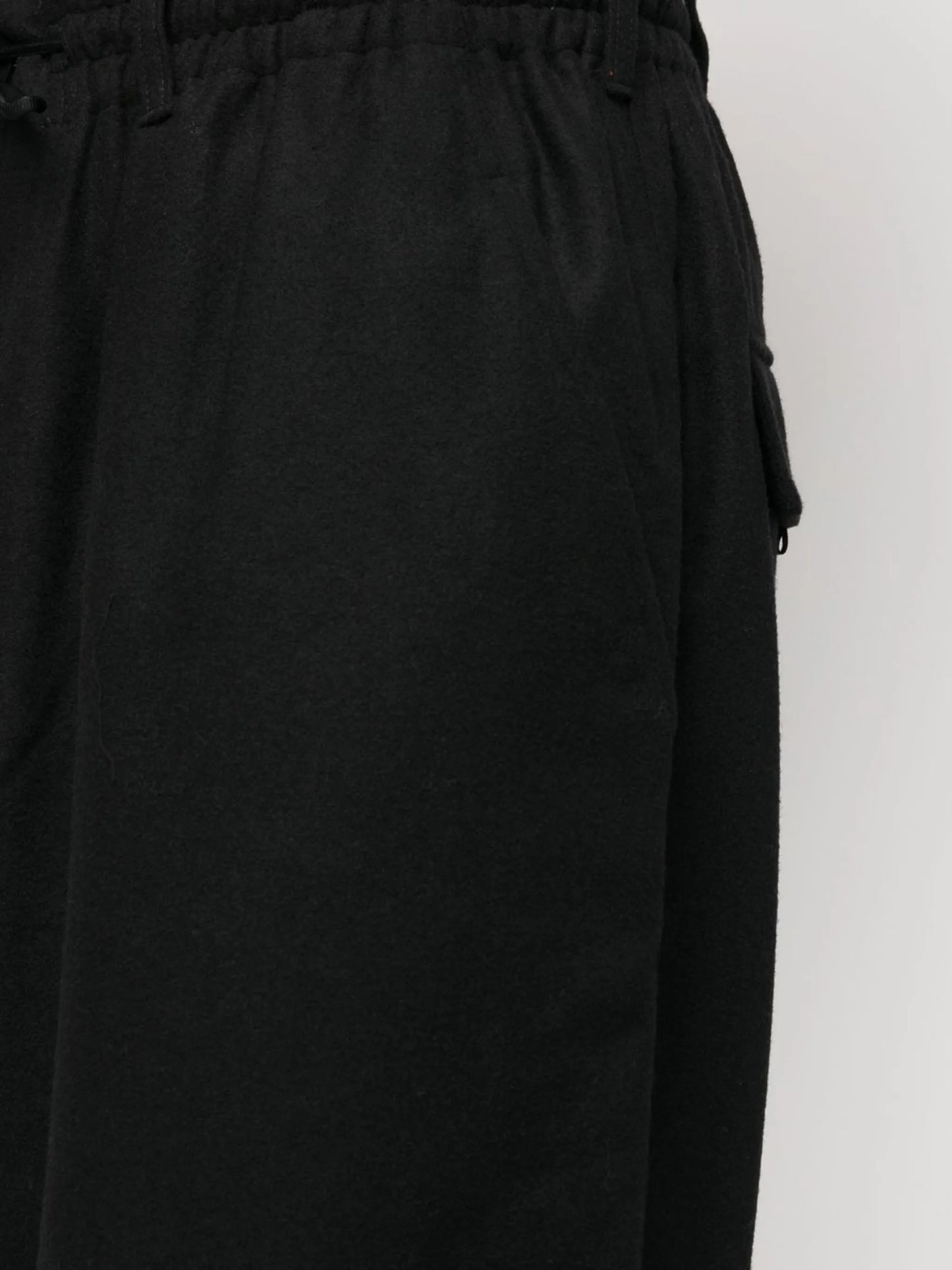 cuffed tapered drawstring trousers