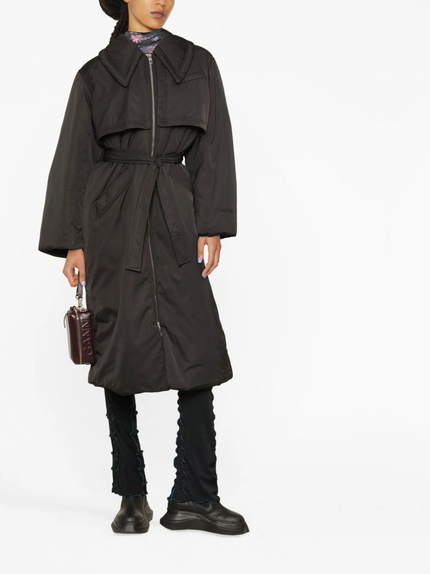 belted trench coat