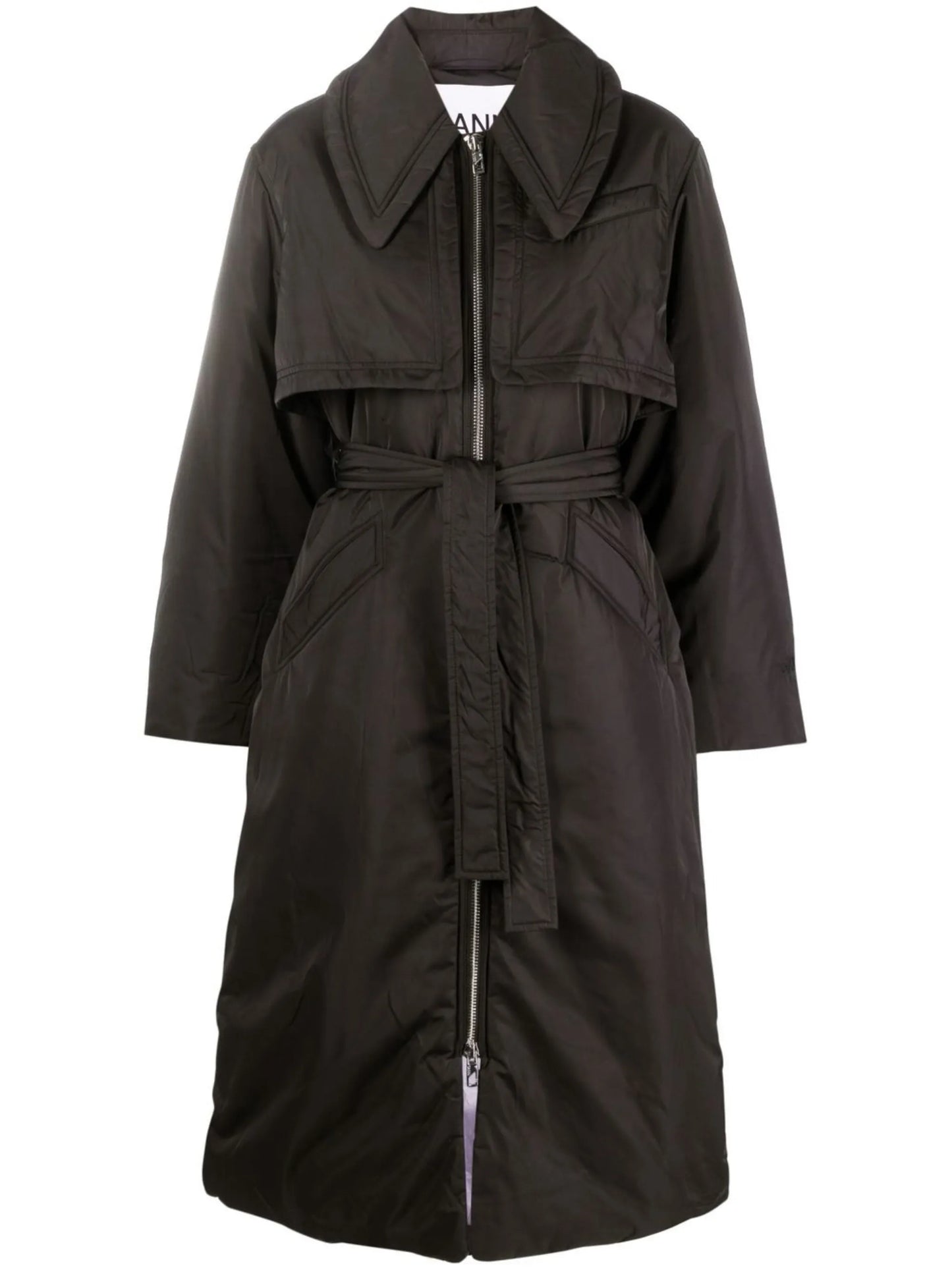 belted trench coat