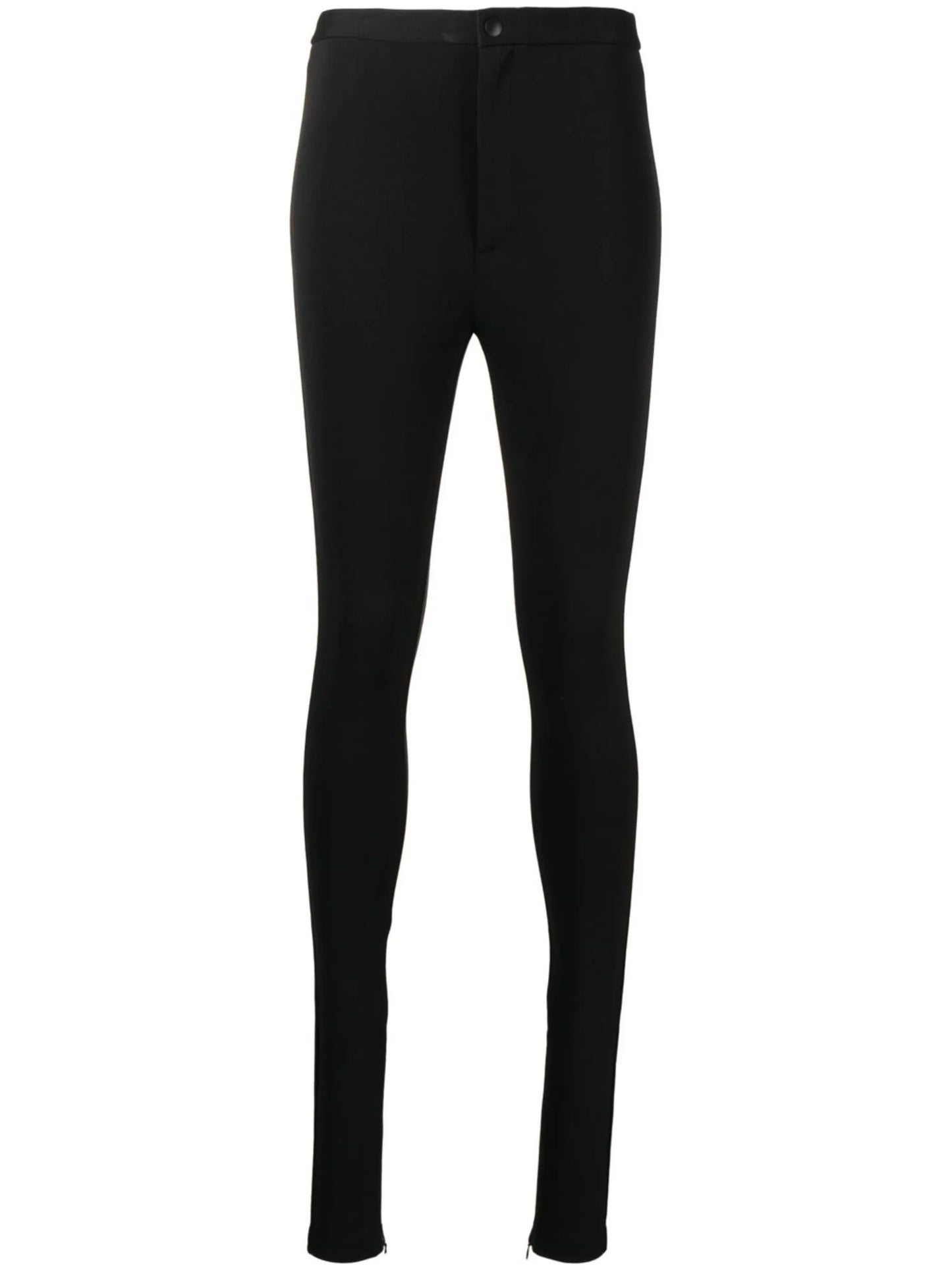 high-waist skinny trousers