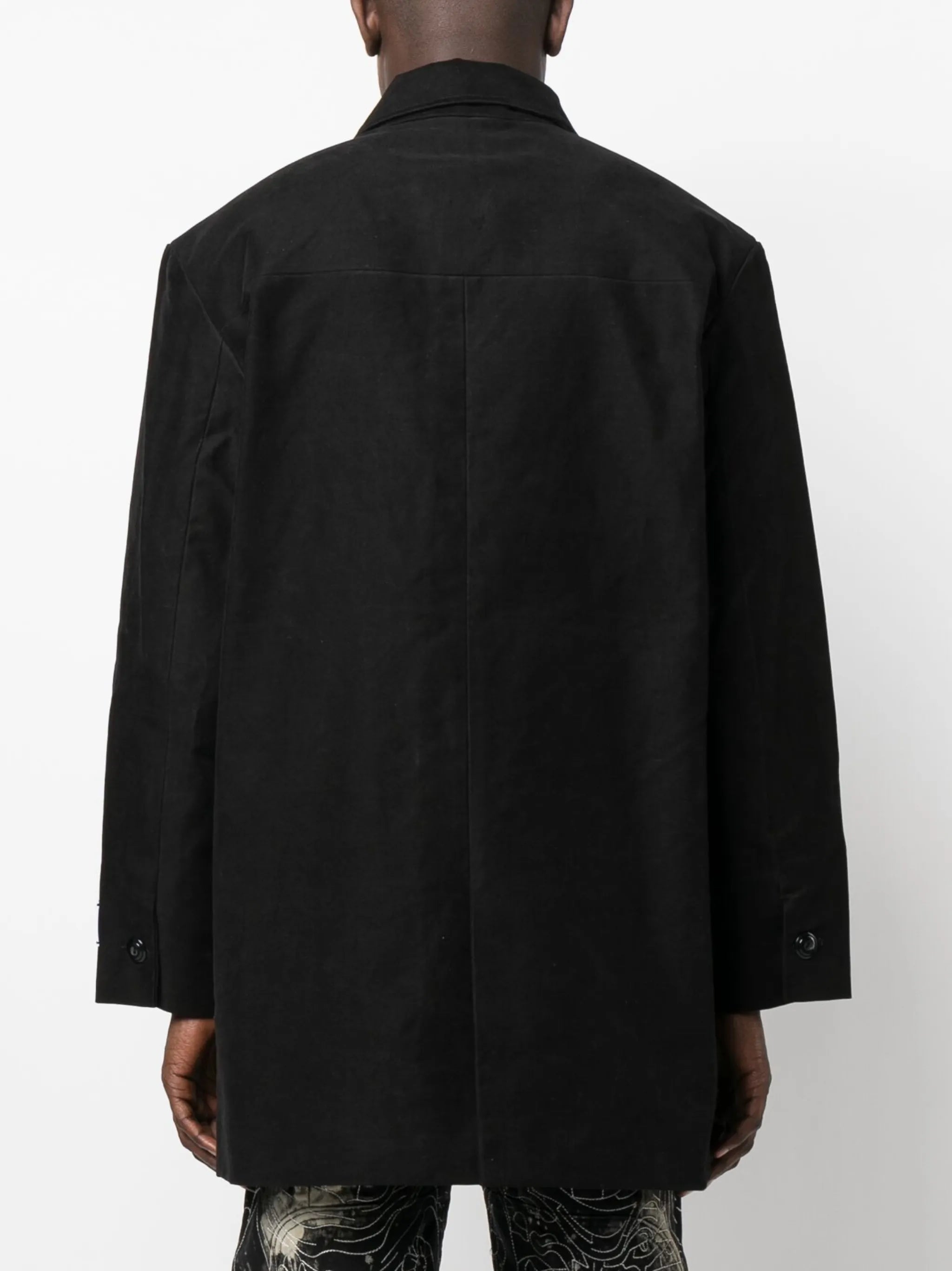 Razor button-up cotton coat