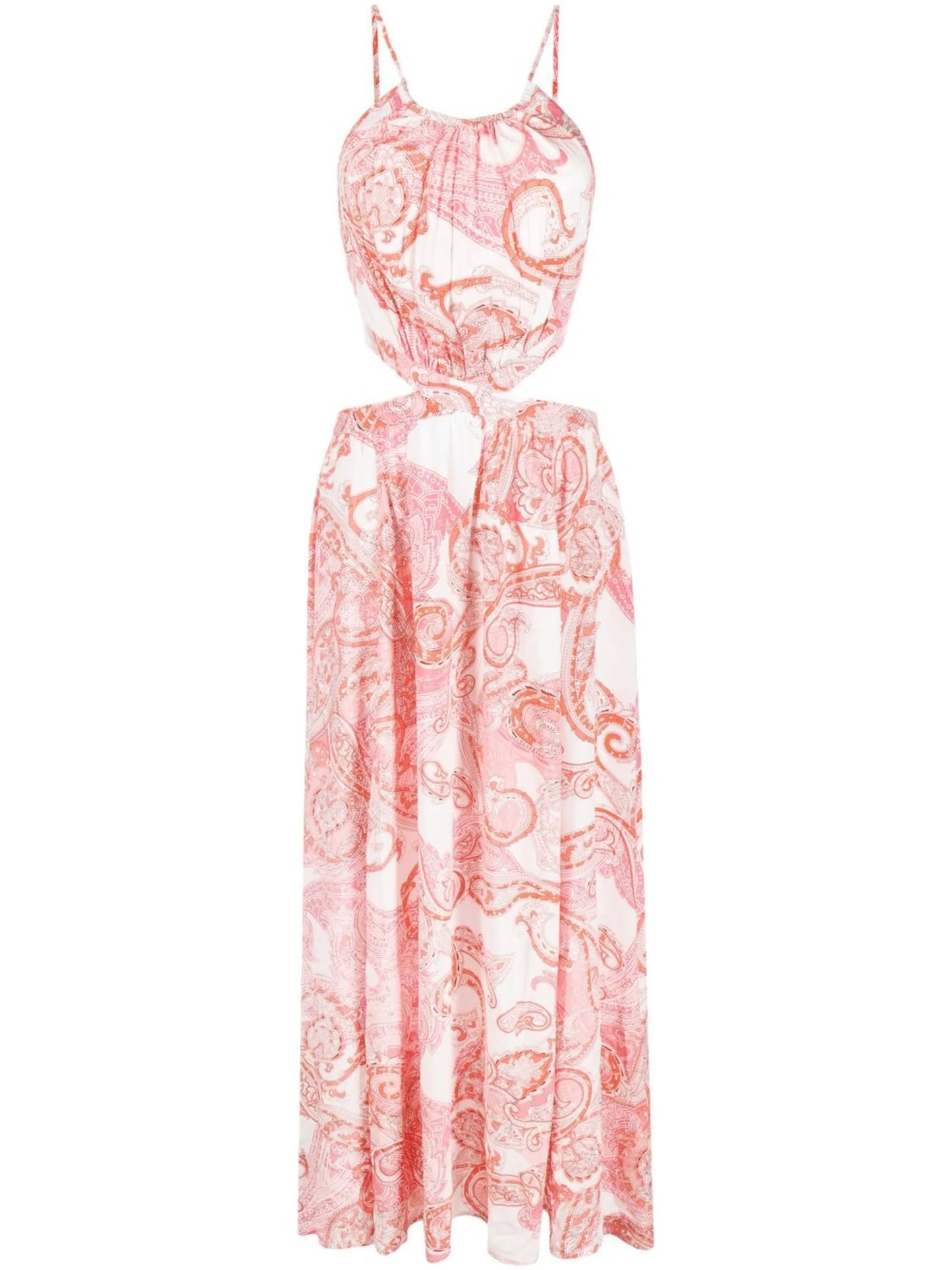 Arabella paisley-print dress