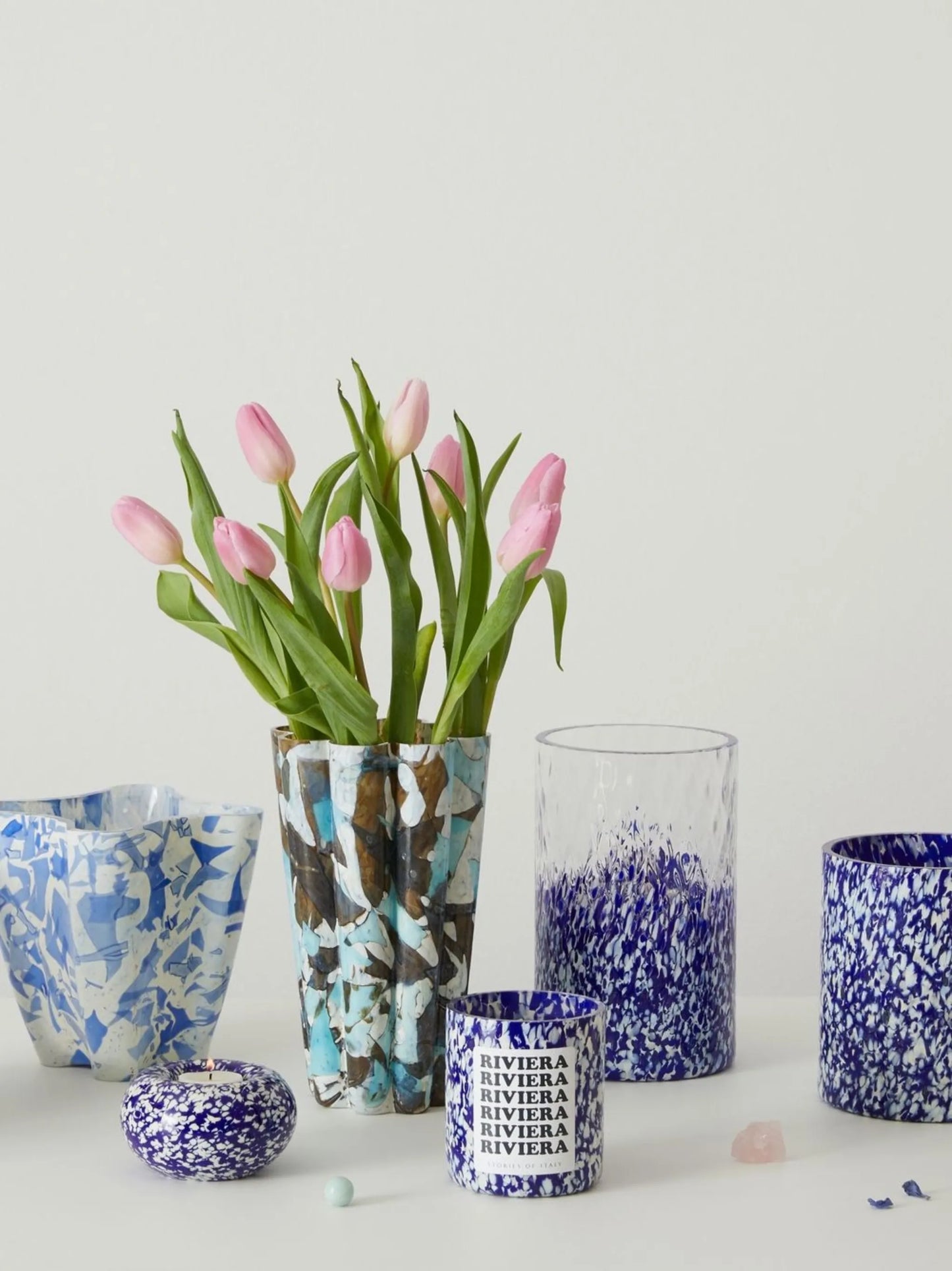 medium Macchia Murano glass vase