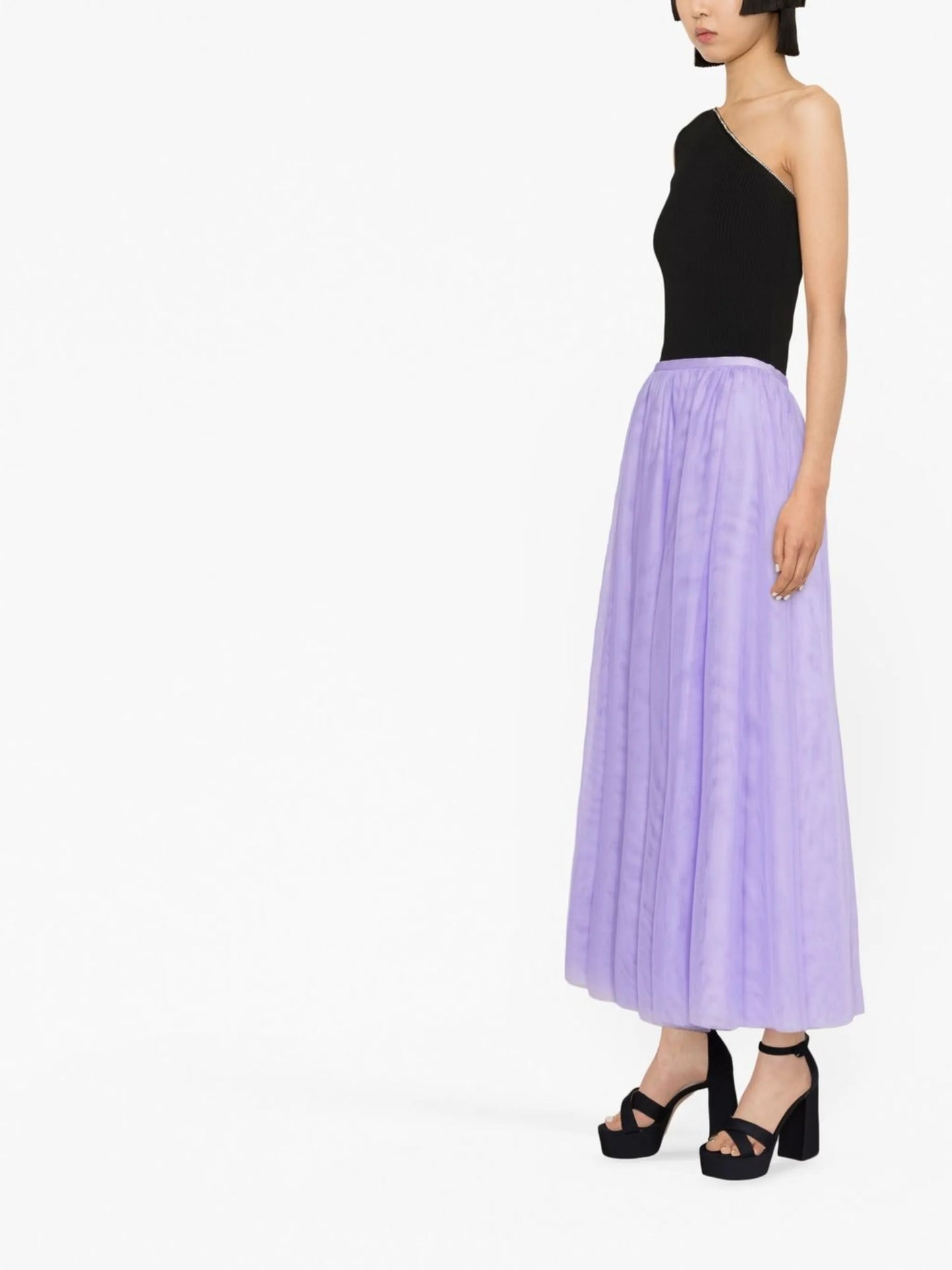 tulle long skirt